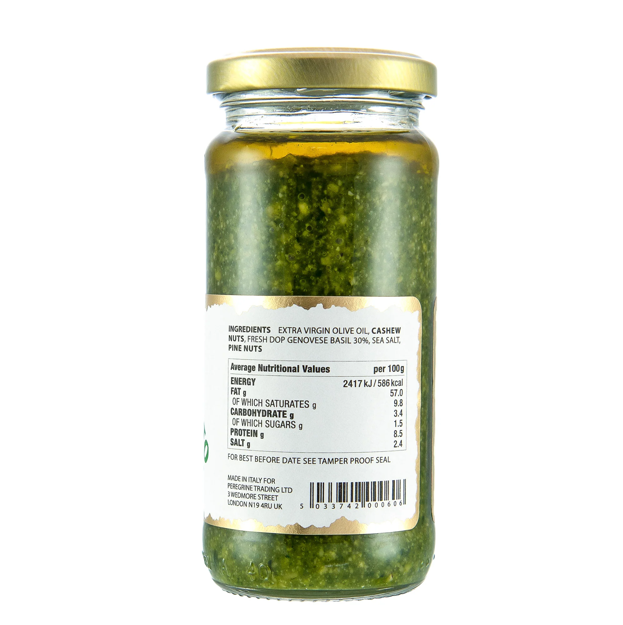 Seggiano Raw Basil Pesto Genovese 190g - Image 2