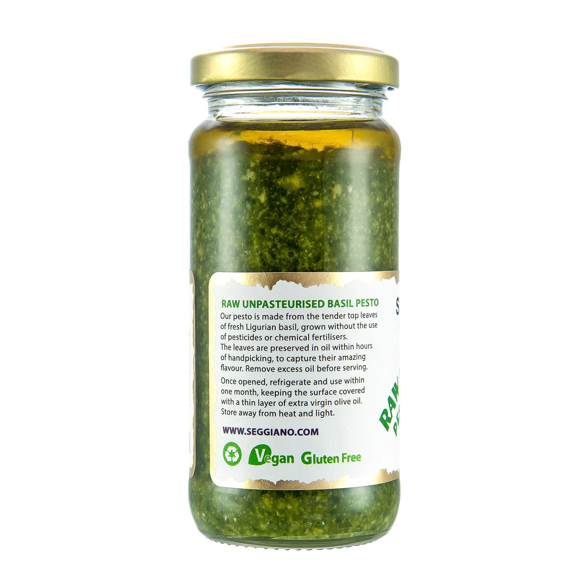 Seggiano Raw Basil Pesto Genovese 190g - Image 3