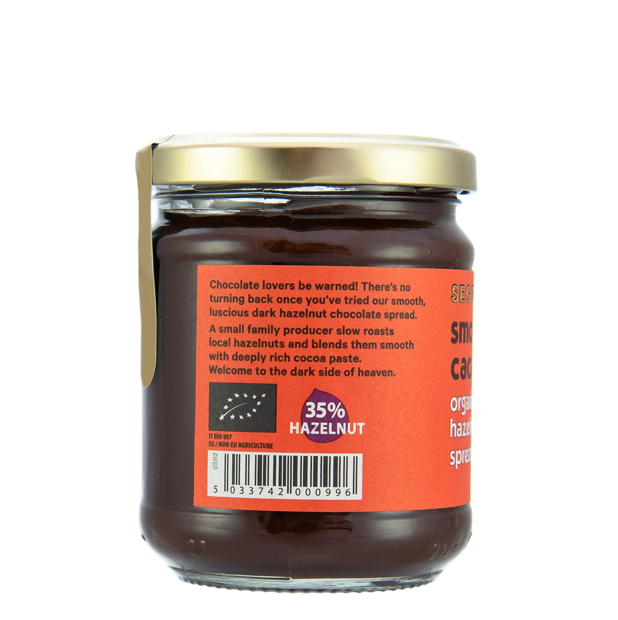 Seggiano Smooth Dark Chocolate Hazelnut Spread 200g - Image 3