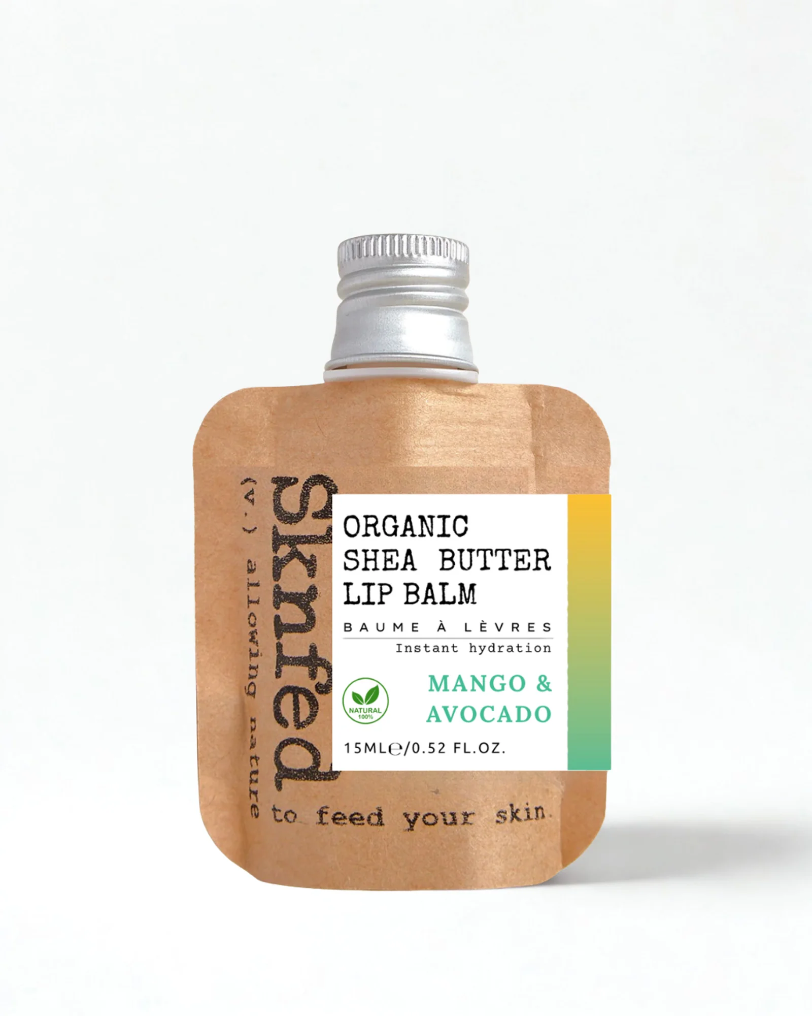 Sknfed Organic Lip Balm - Mango&Avocado 15g