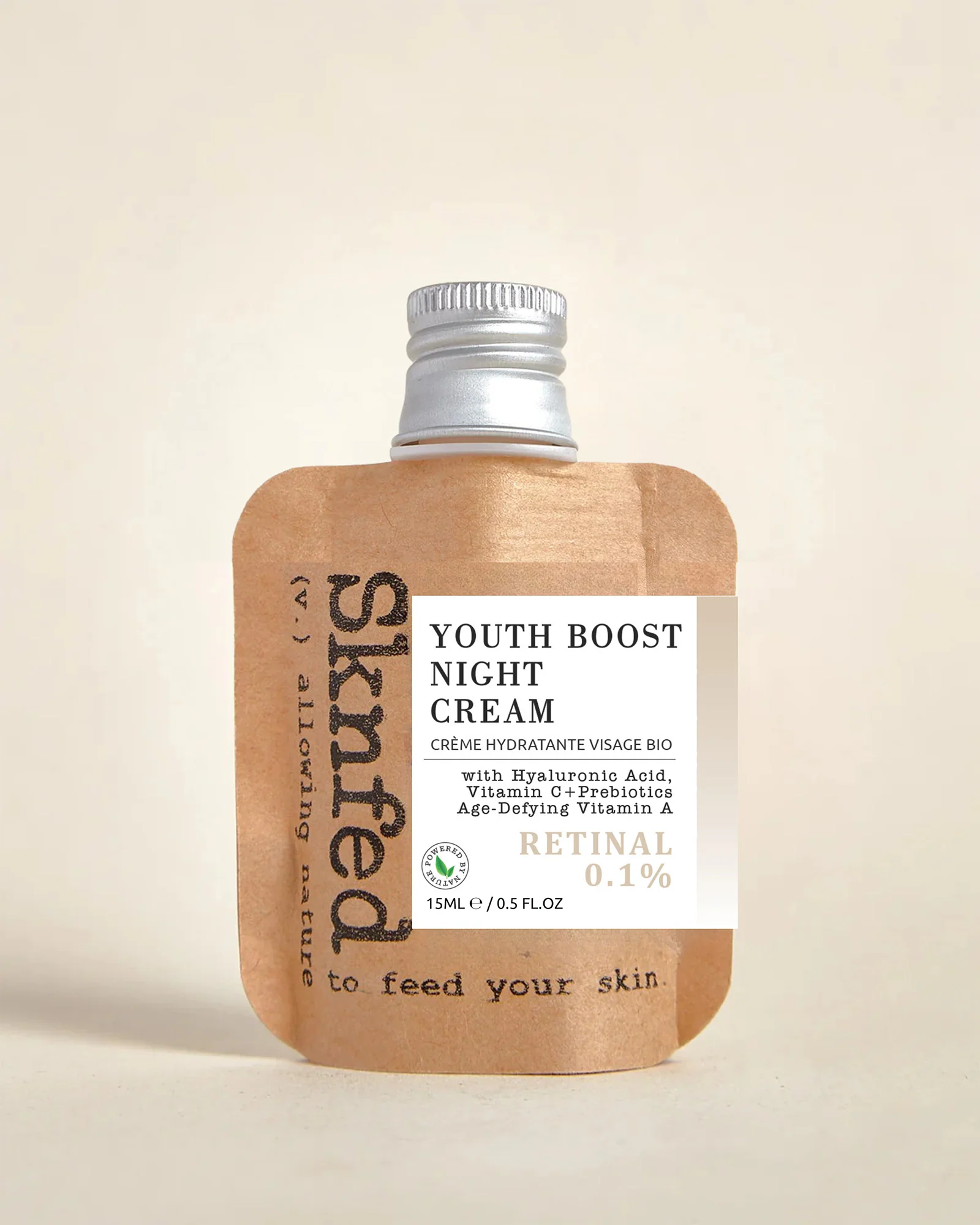 Sknfed Organic Retinal Night Cream - Youth Boost - Mini 15g - Image 2