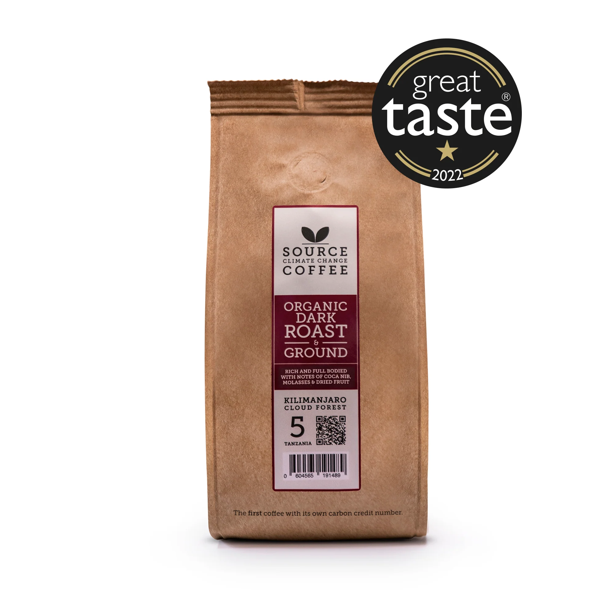 Source Organic Kilimanjaro Ground Coffee 227g