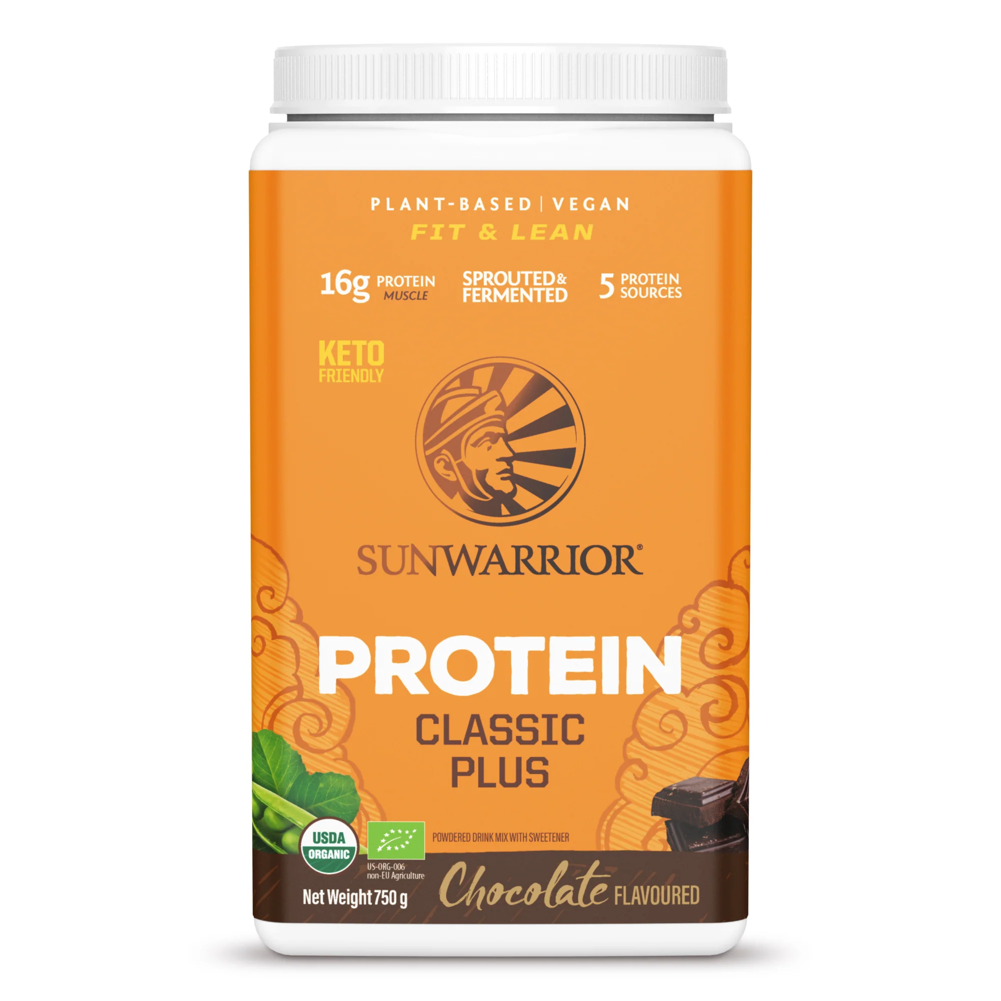 Sunwarrior Classic Plus Chocolate 750g