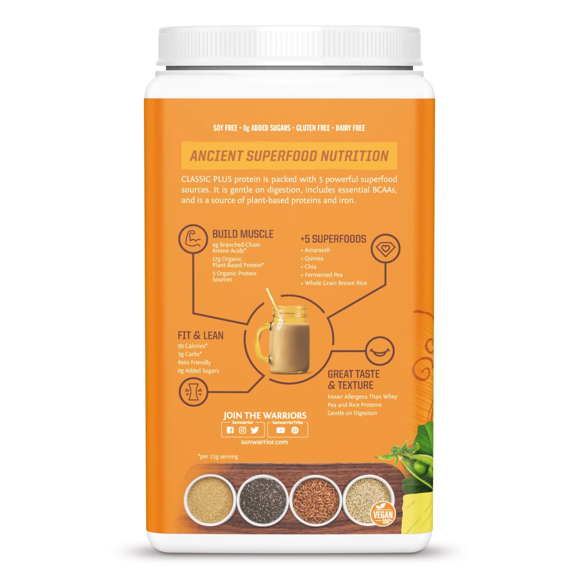 Sunwarrior Classic Plus Vanilla 750g - Image 3