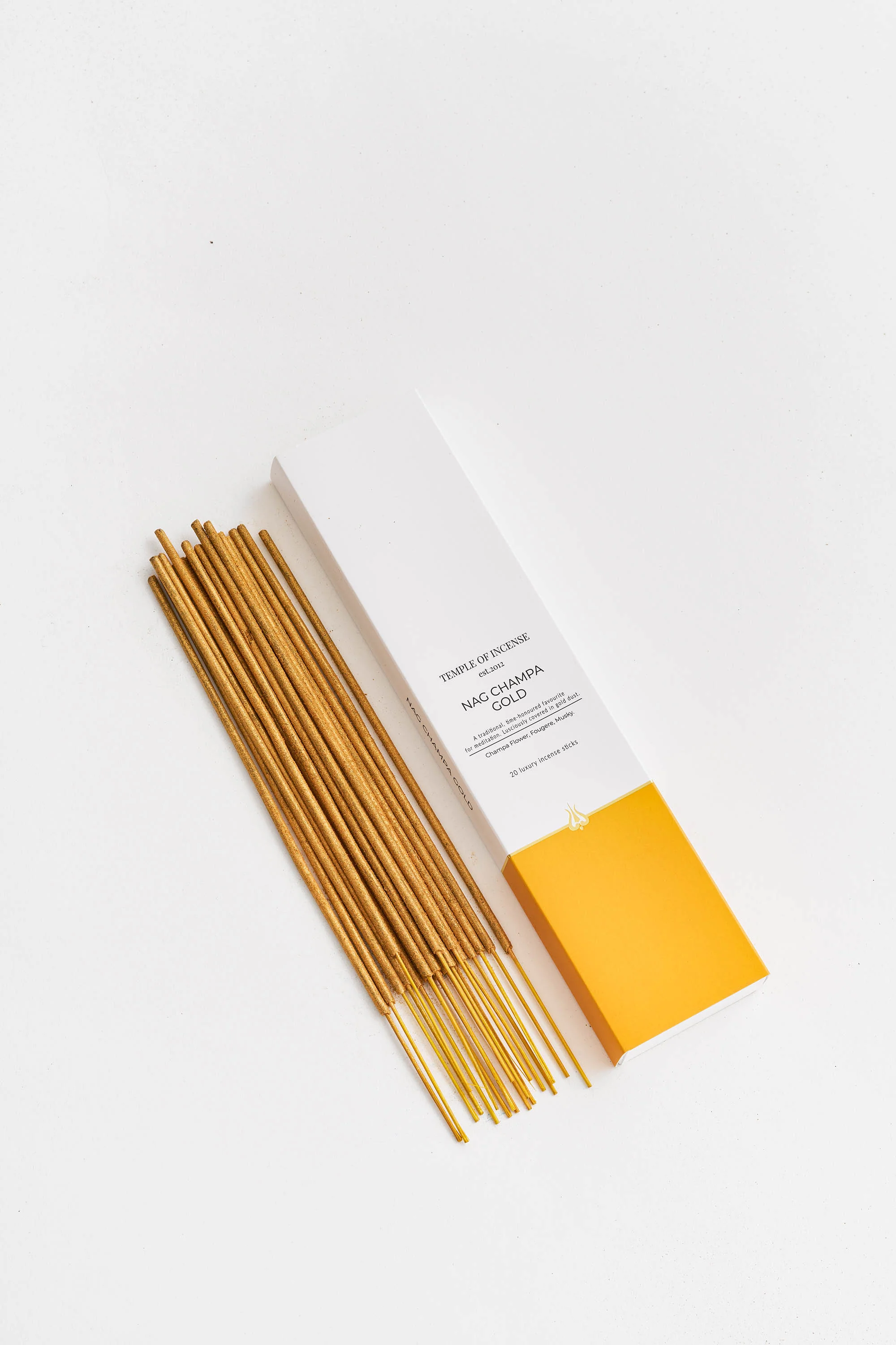 Temple of Incense Nag Champa Gold 20 sticks - Image 3