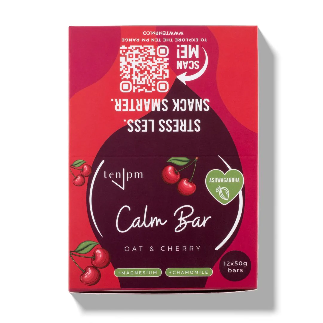 Ten PM Calm Bar - Oat & Cherry 50g - Image 4