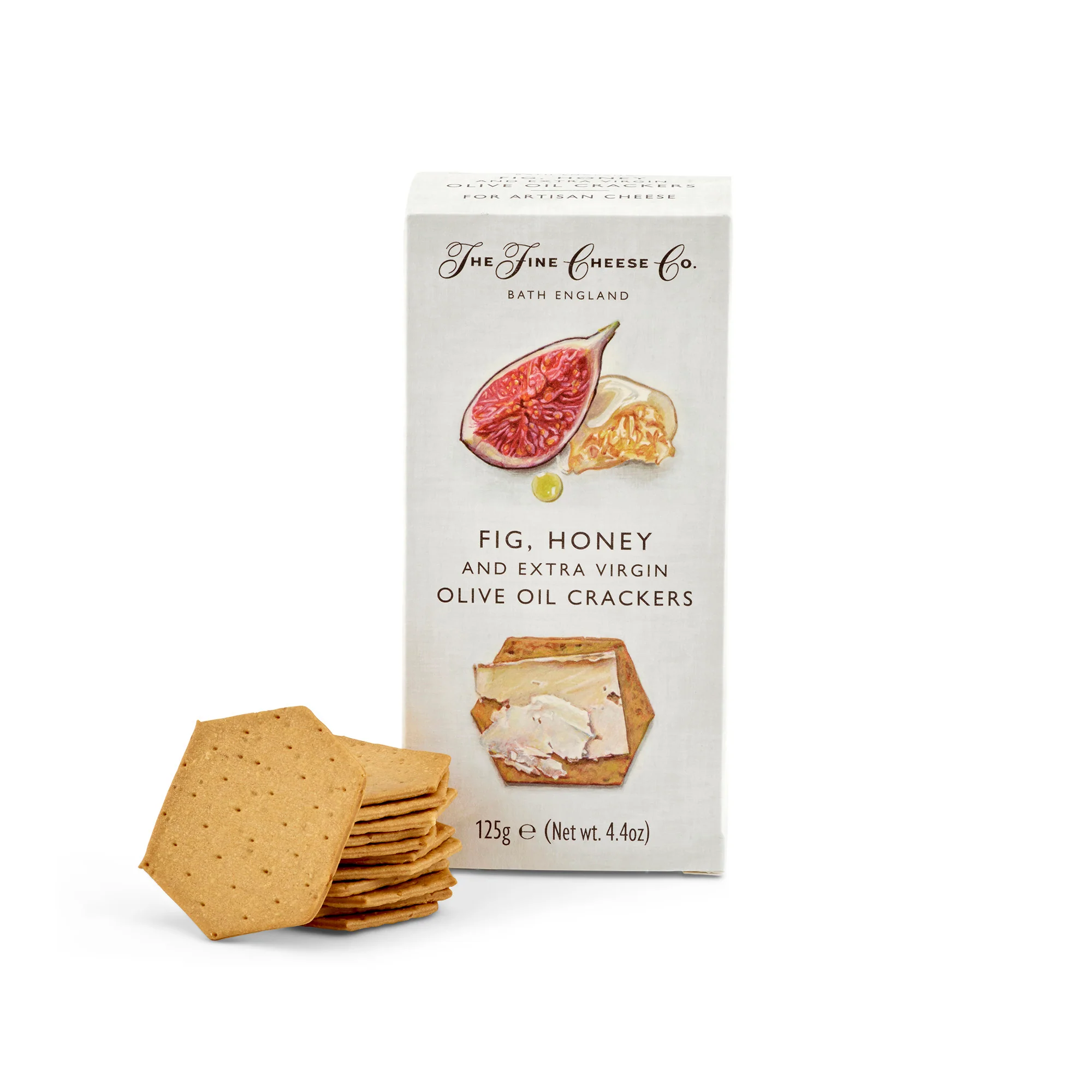 The Fine Cheese Co. Fig, Honey & Extra Virgin Olive Oil Crackers 125g
