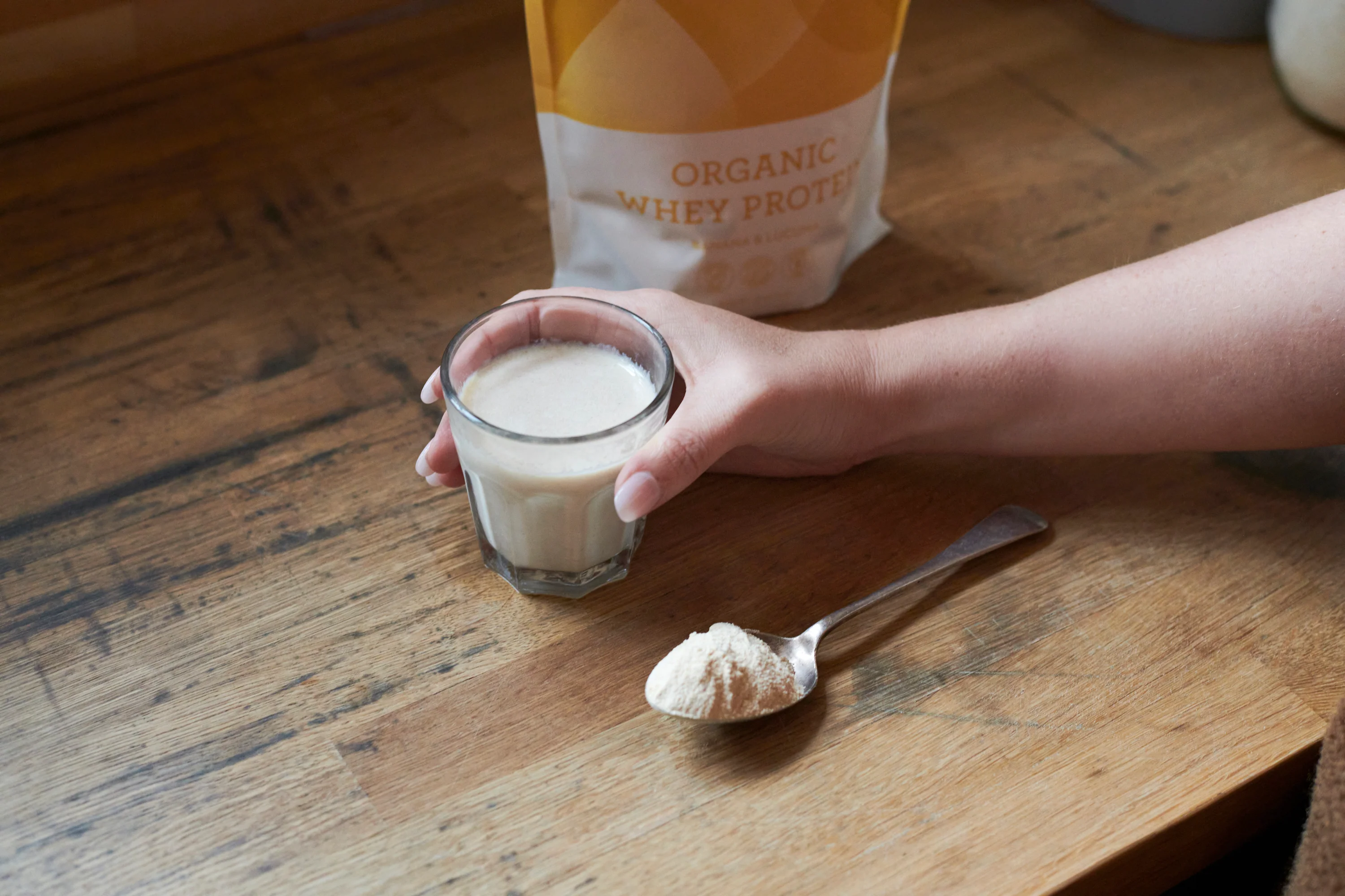 The Organic Protein Co. Banana & Lucuma Organic Whey Protein Powder 600g 600g - Image 5