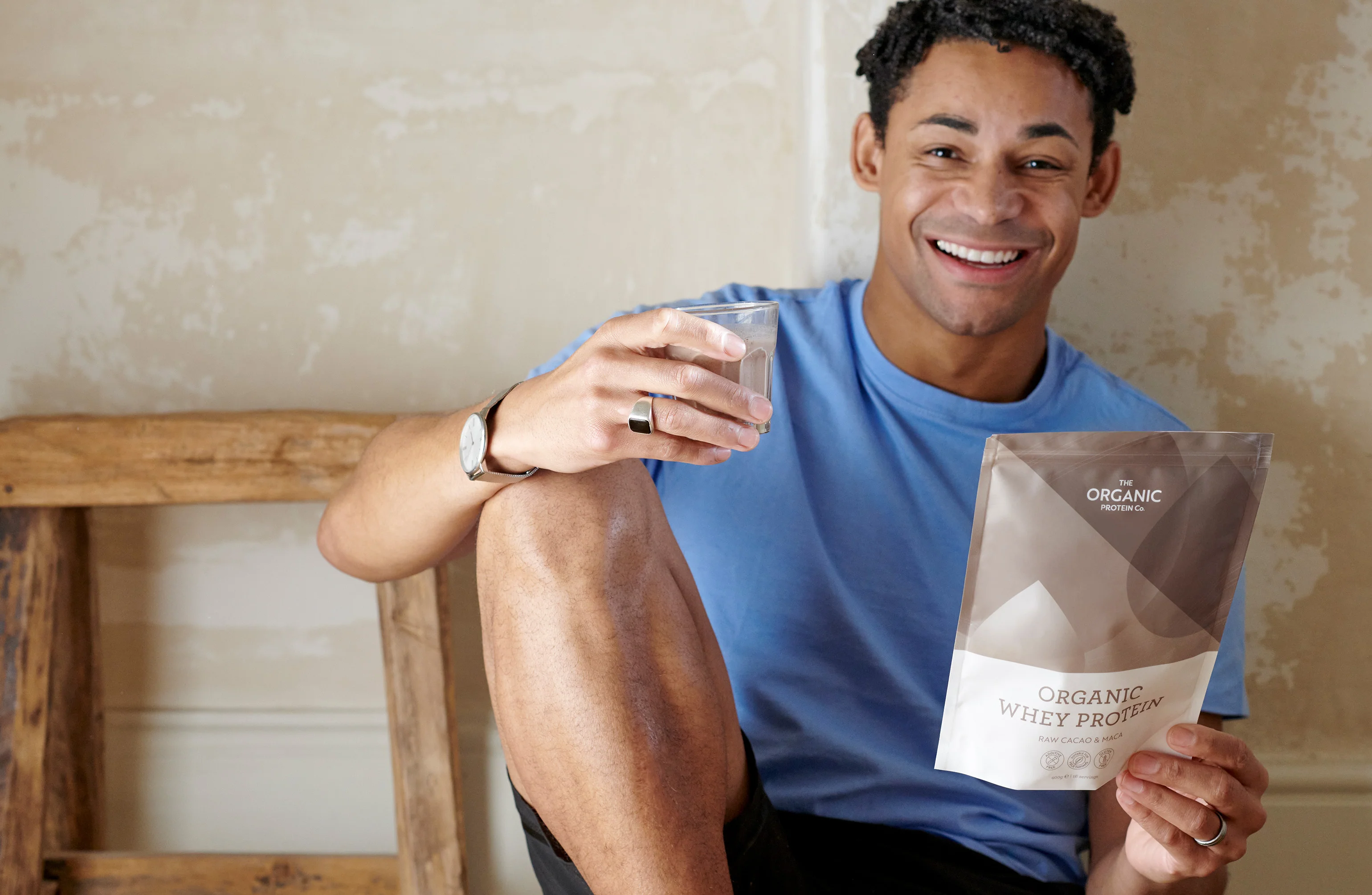 The Organic Protein Co. Raw Cacao & Maca Organic Whey Protein Powder 400g 400g - Image 5