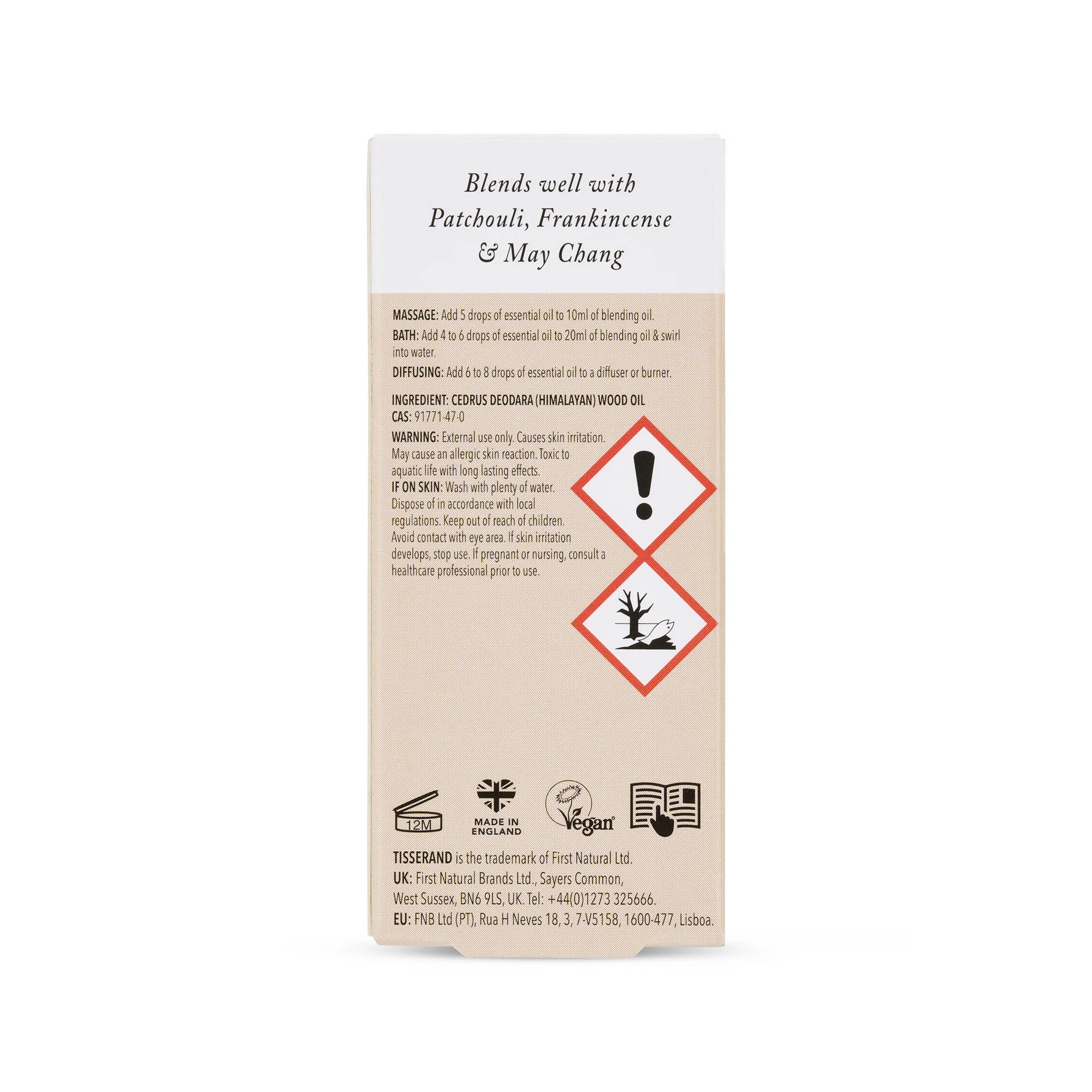 Tisserand Aromatherapy Cedarwood Himalayan Essential Oil 9ml - Image 3