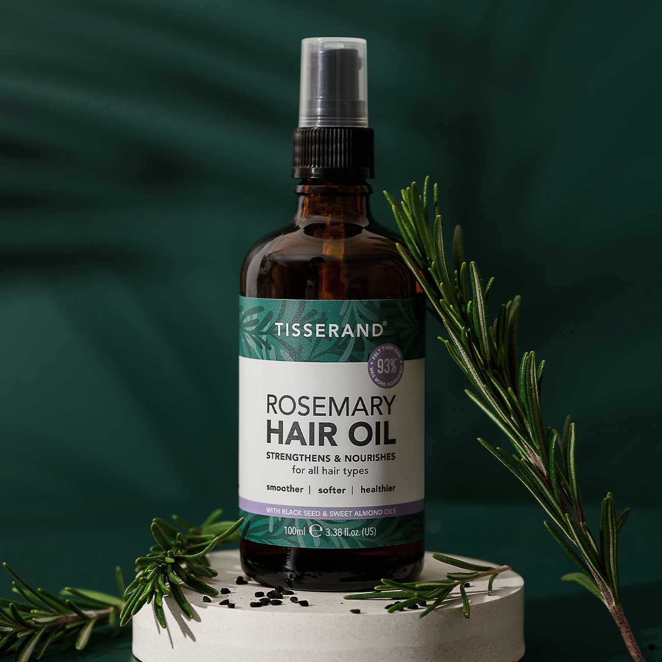 Tisserand Hair Oil Rosemary 100ml - Image 3