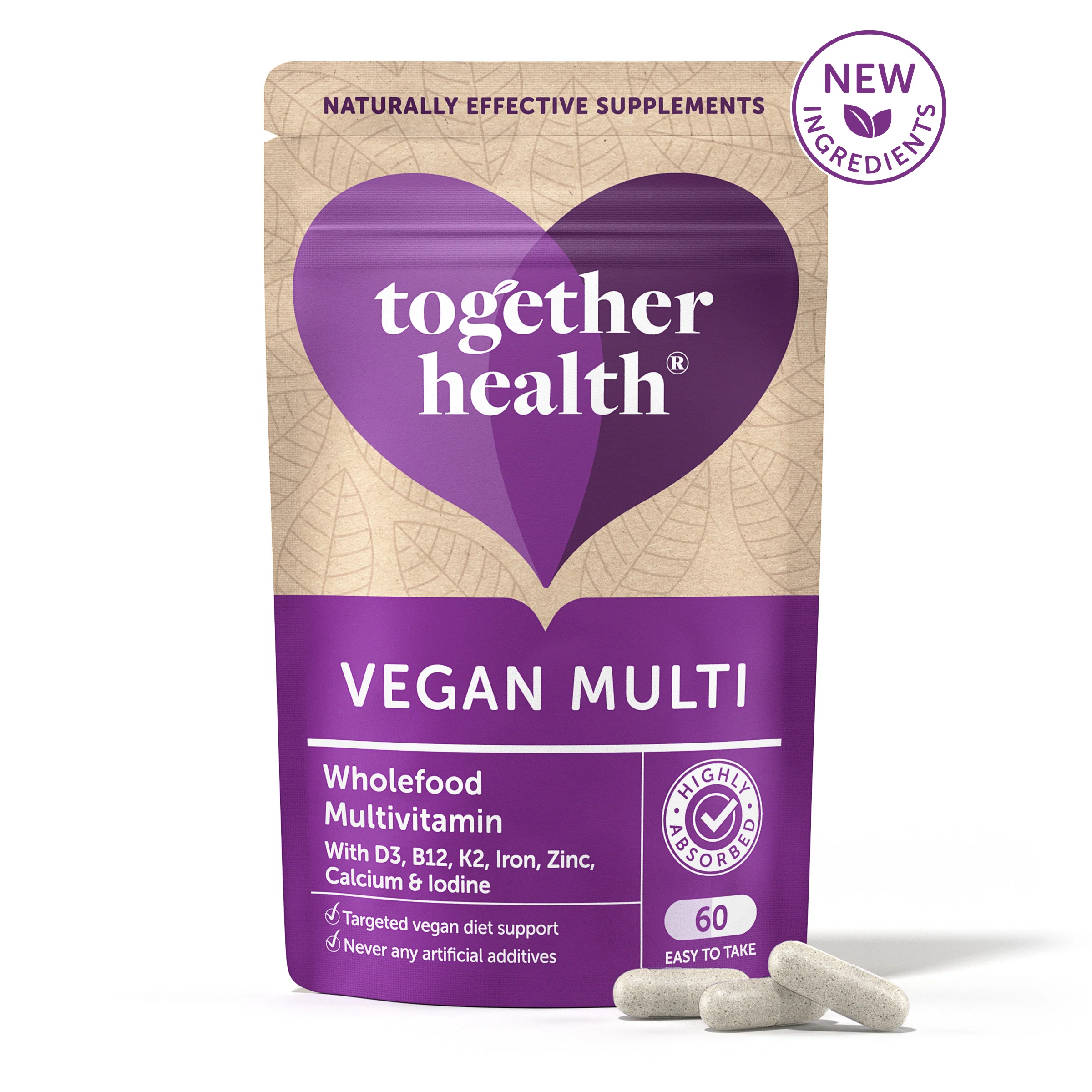 Together Health Vegan Multivitamin & Mineral 60 caps