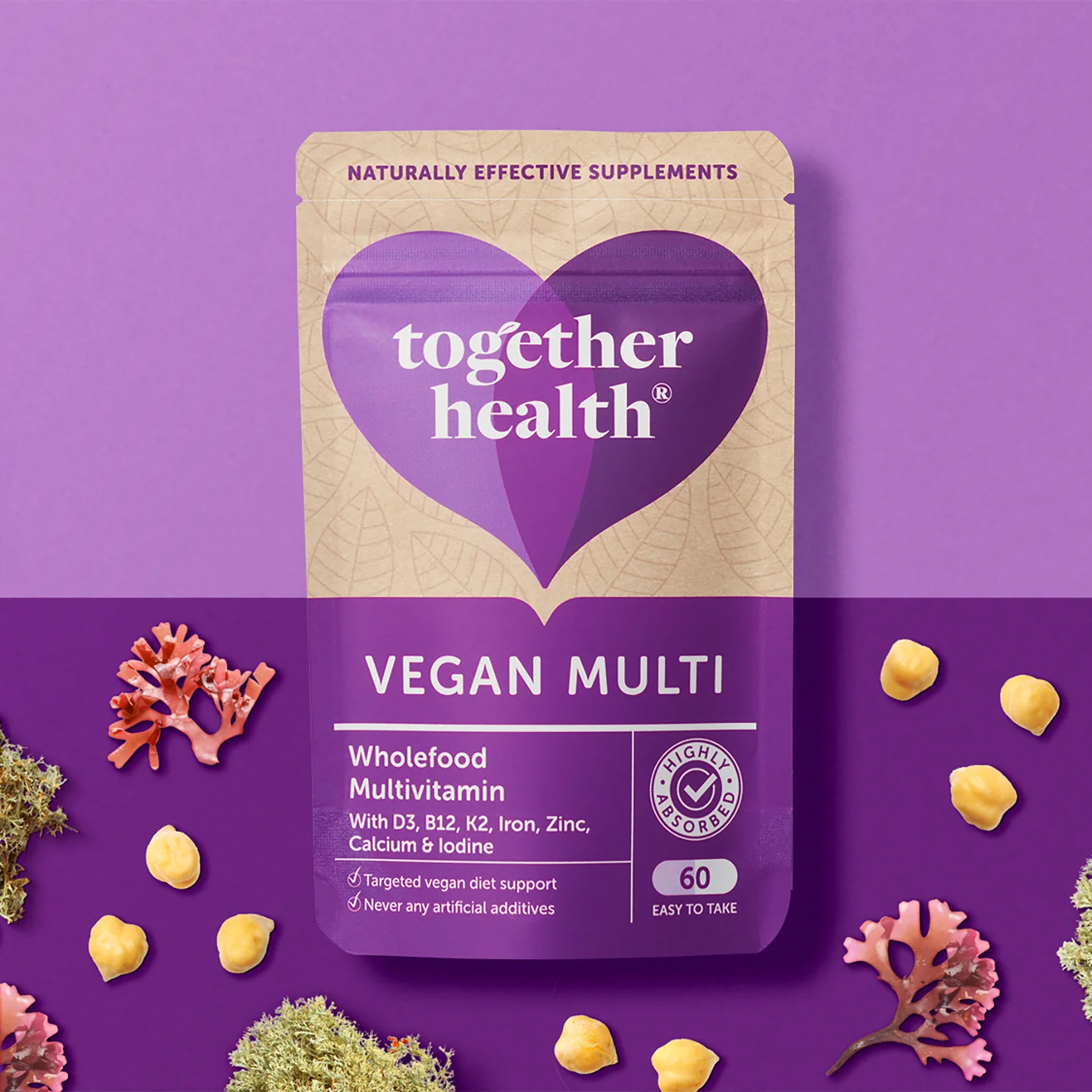 Together Health Vegan Multivitamin & Mineral 60 caps - Image 3
