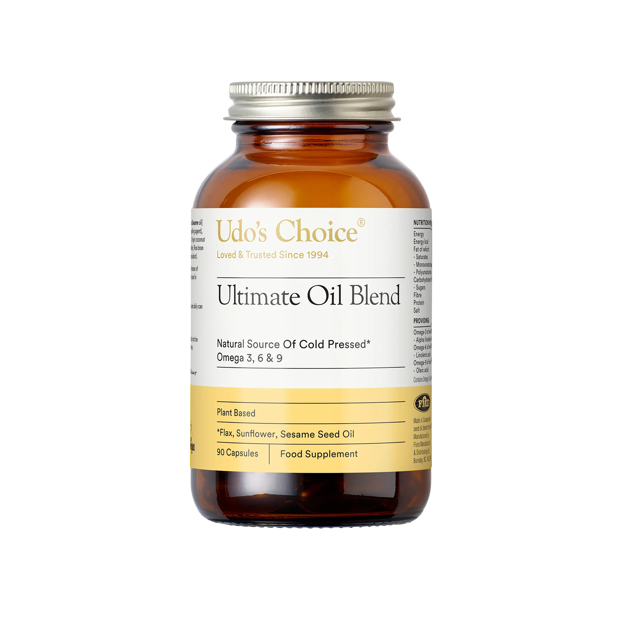 Udo's Choice Ultimate Oil Blend 90 caps