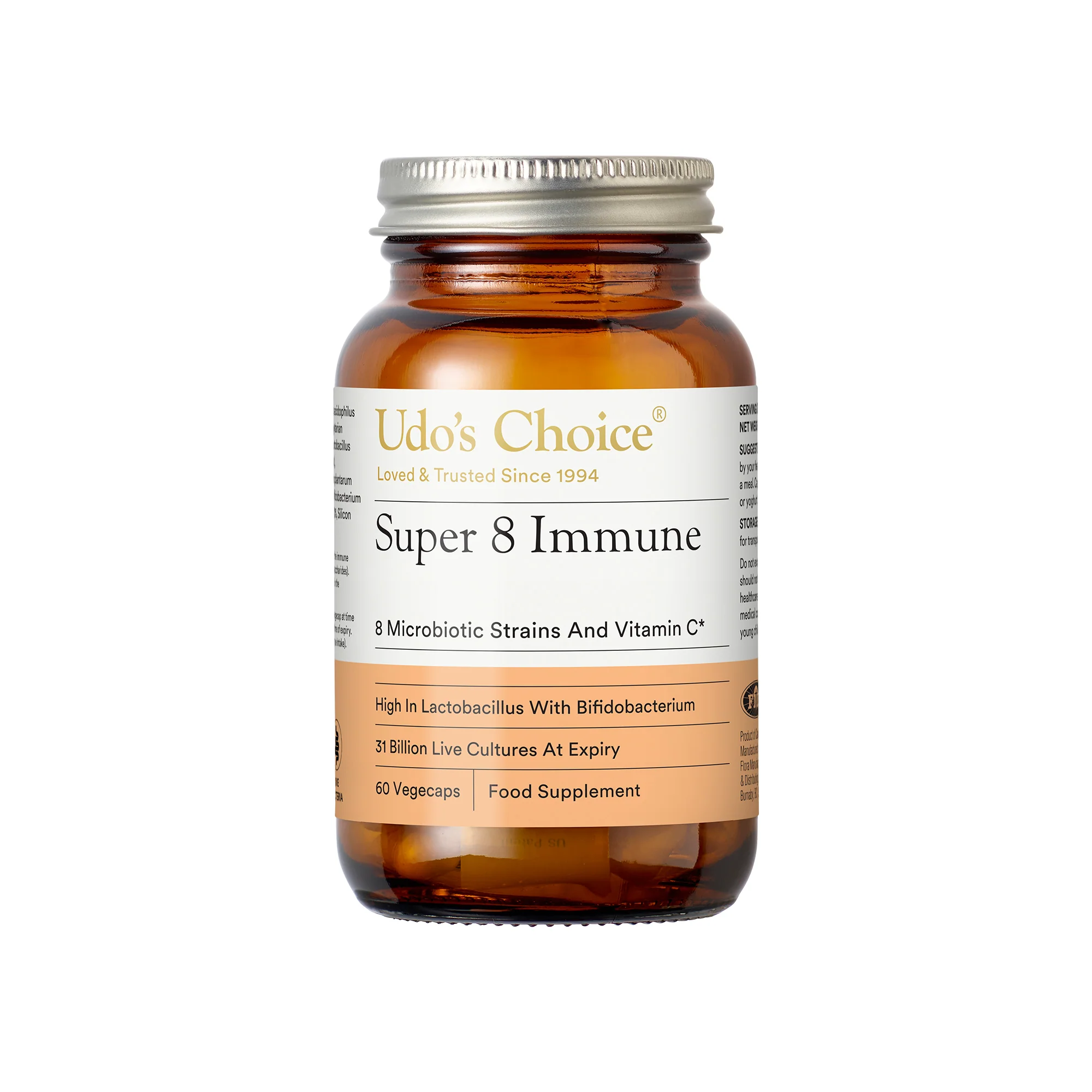 Udo's Choice Super 8 Immune Microbiotics 60 caps