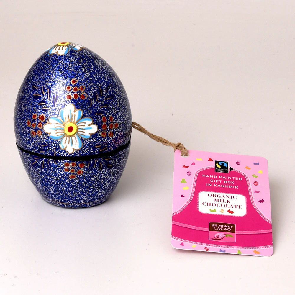 Un Monde Milk Chocolate Small Egg Box 30g - Image 2