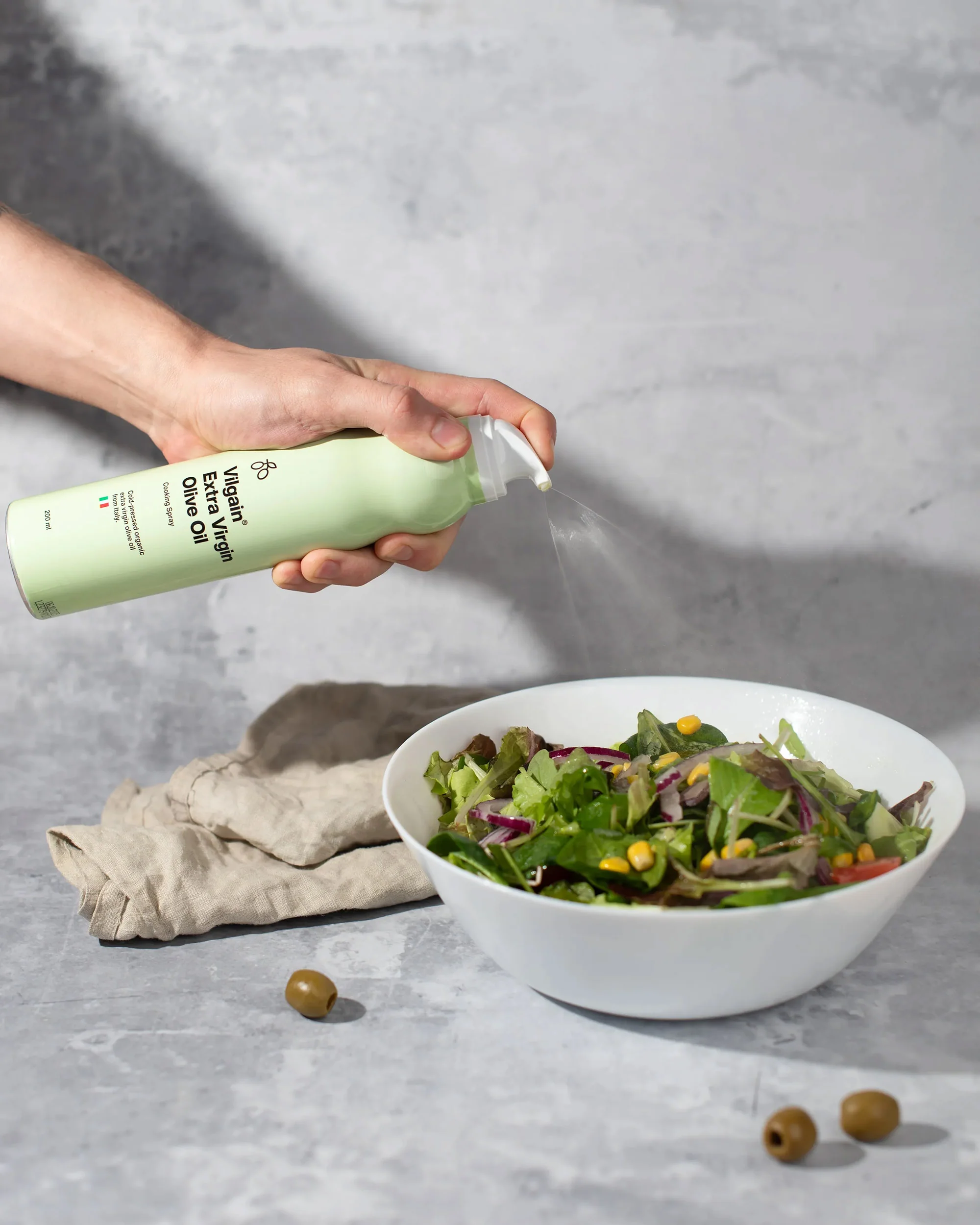 Vilgain Extra Virgin Olive Oil Spray 200ml - Image 2