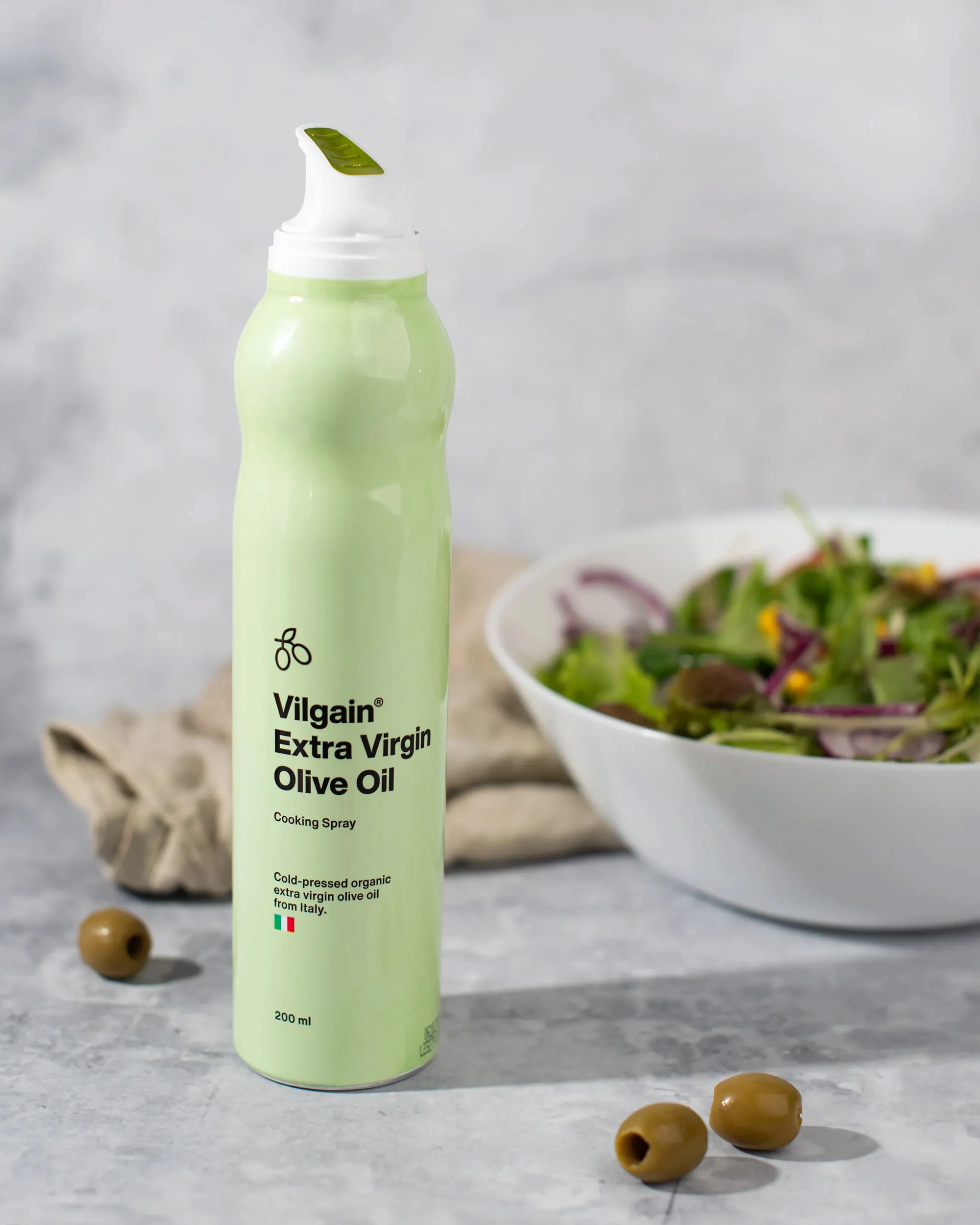 Vilgain Extra Virgin Olive Oil Spray 200ml - Image 3