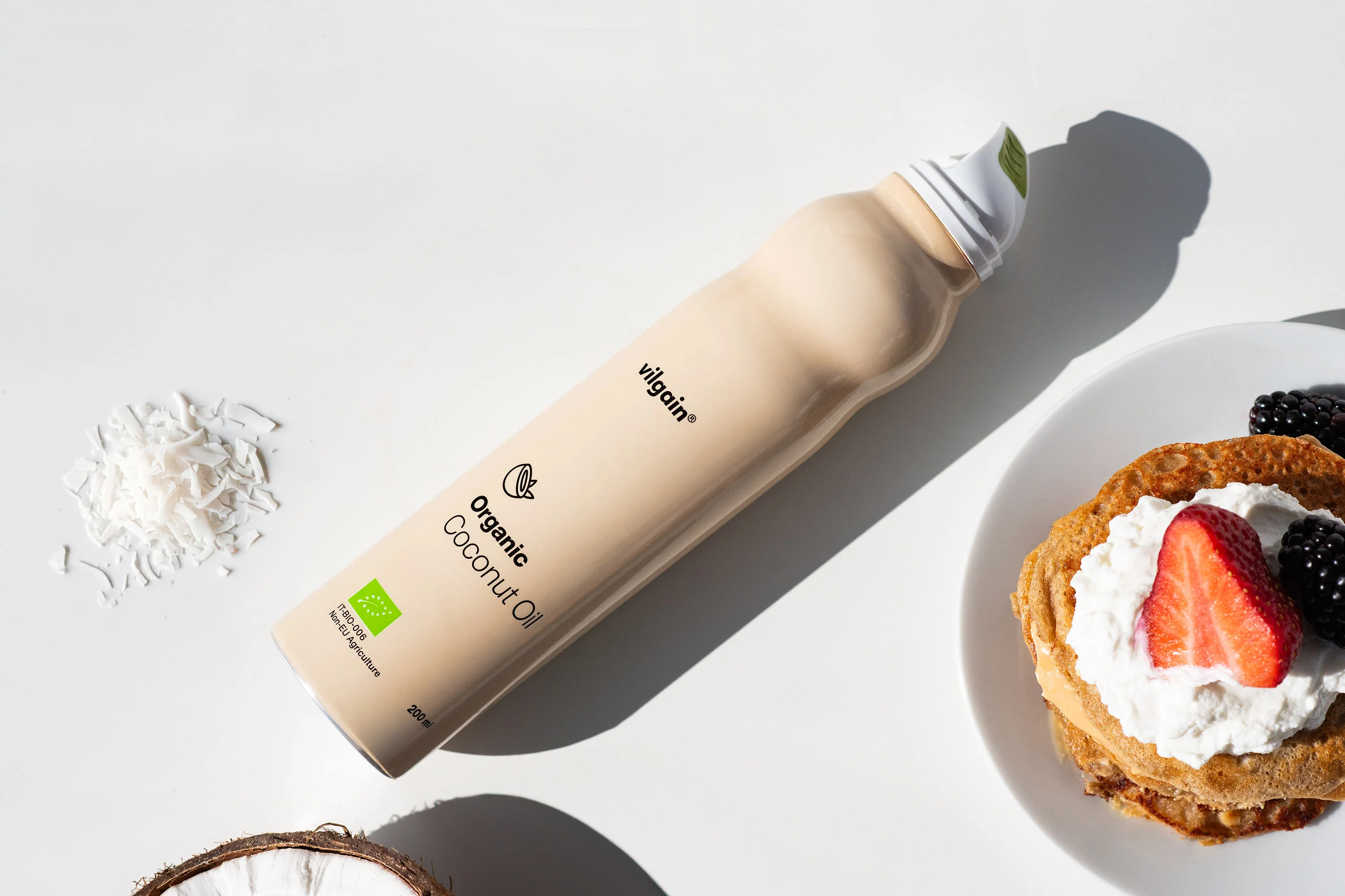 Vilgain Organic Coconut Oil 200ml - Image 3