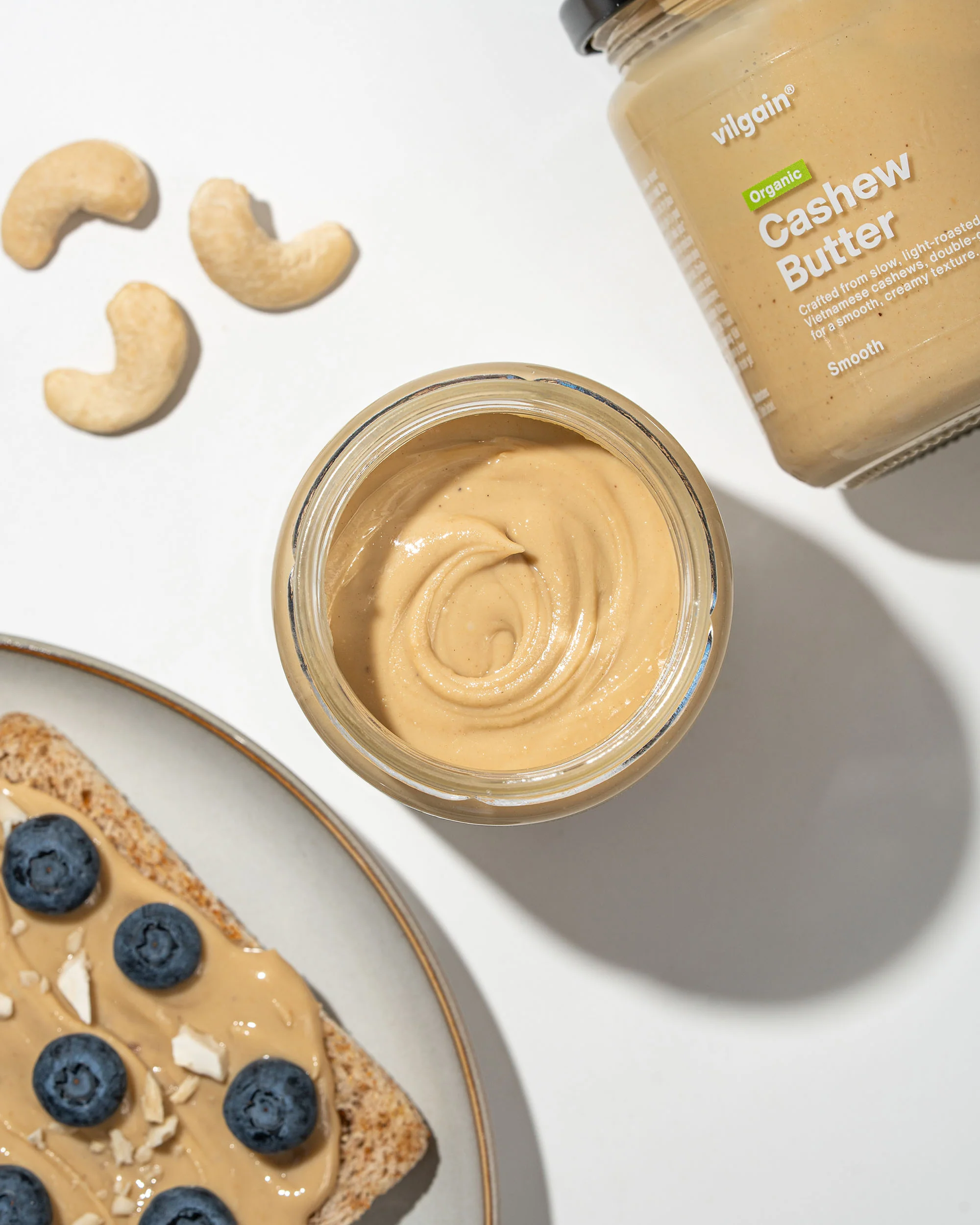 Vilgain Organic Light Roast Cashew butter 250g - Image 4