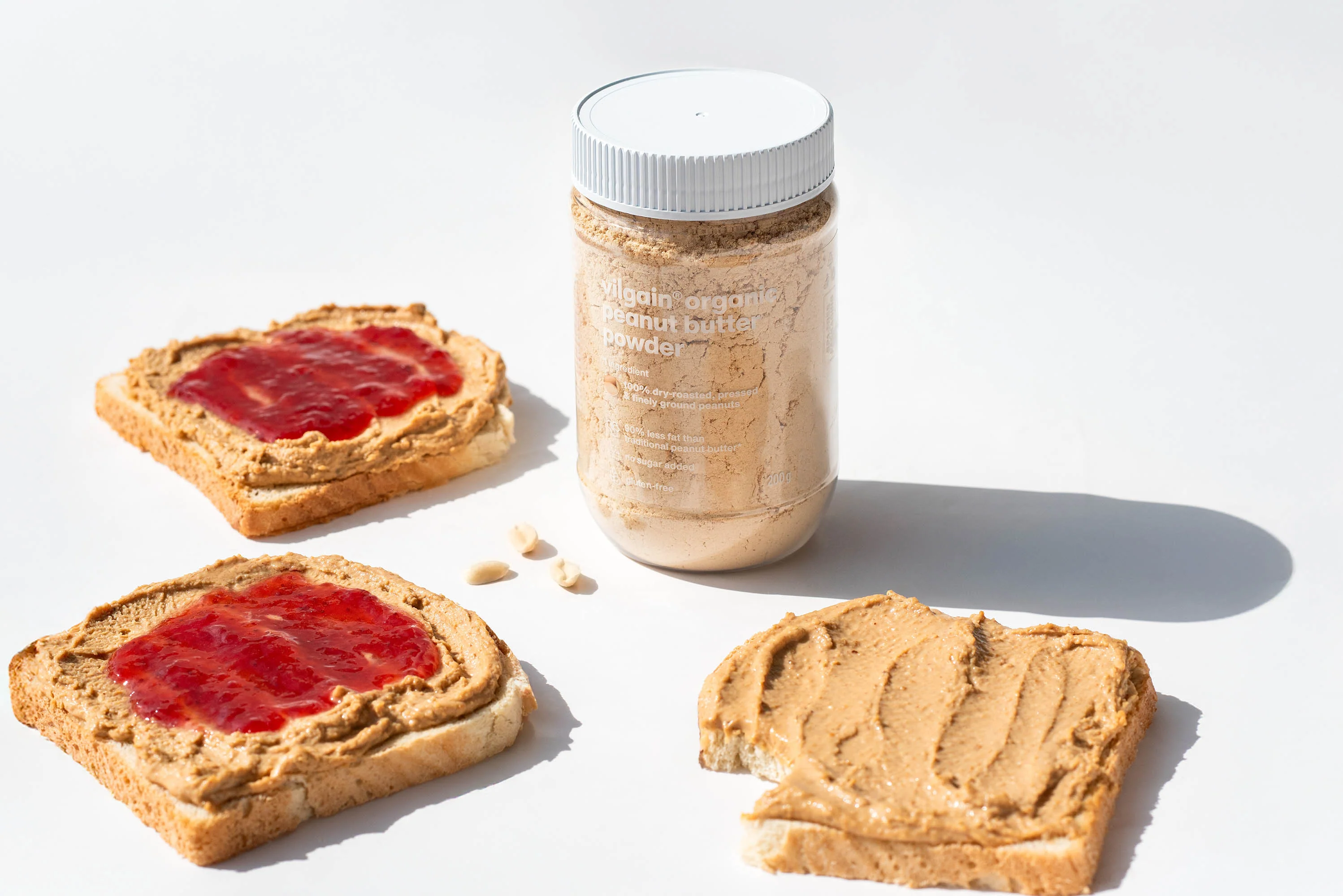 Vilgain Organic Peanut Butter Powder 200g - Image 2