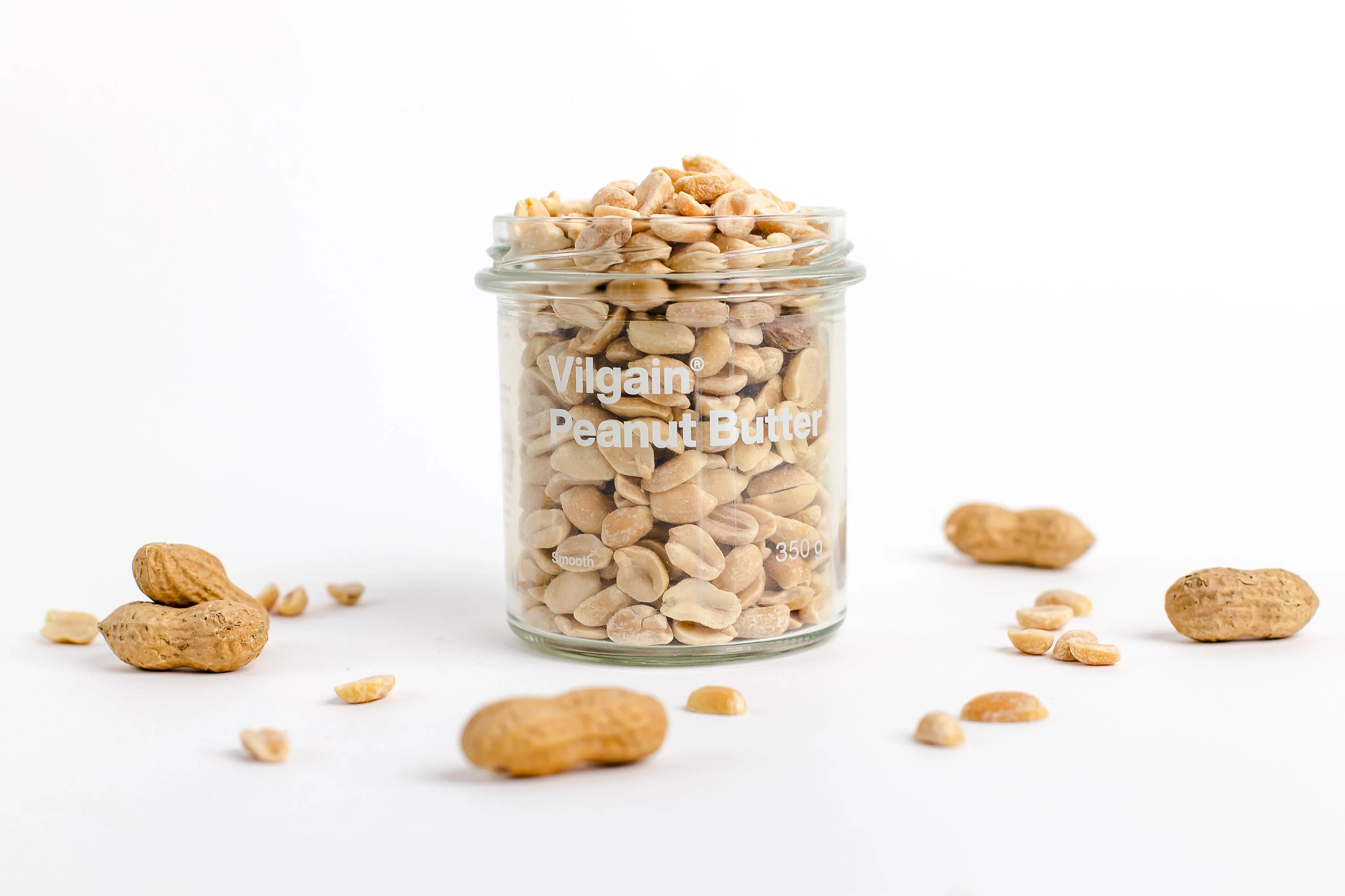 Vilgain Organic Peanut Butter - smooth 350g - Image 3