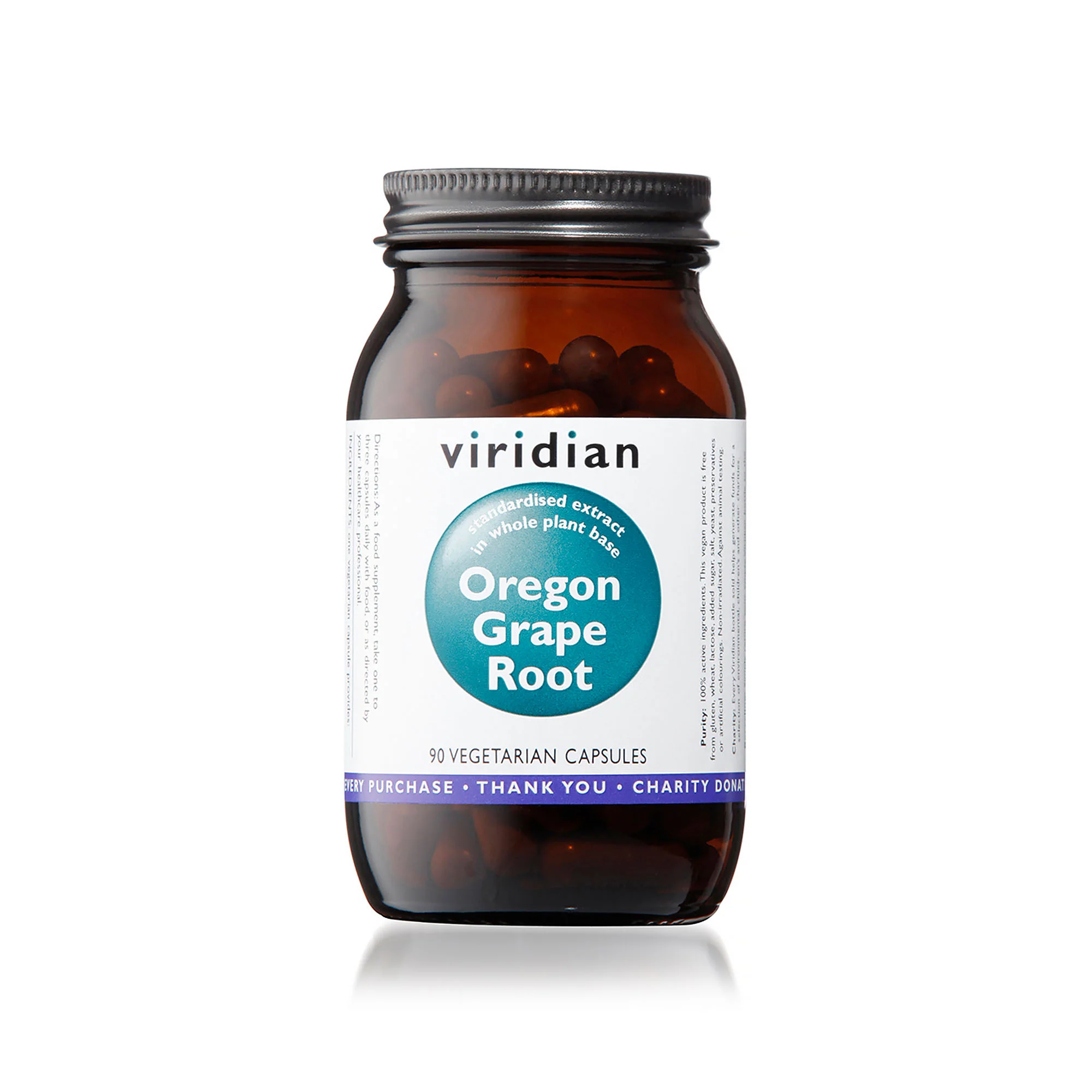 Viridian Oregon Grape Root 90 Caps