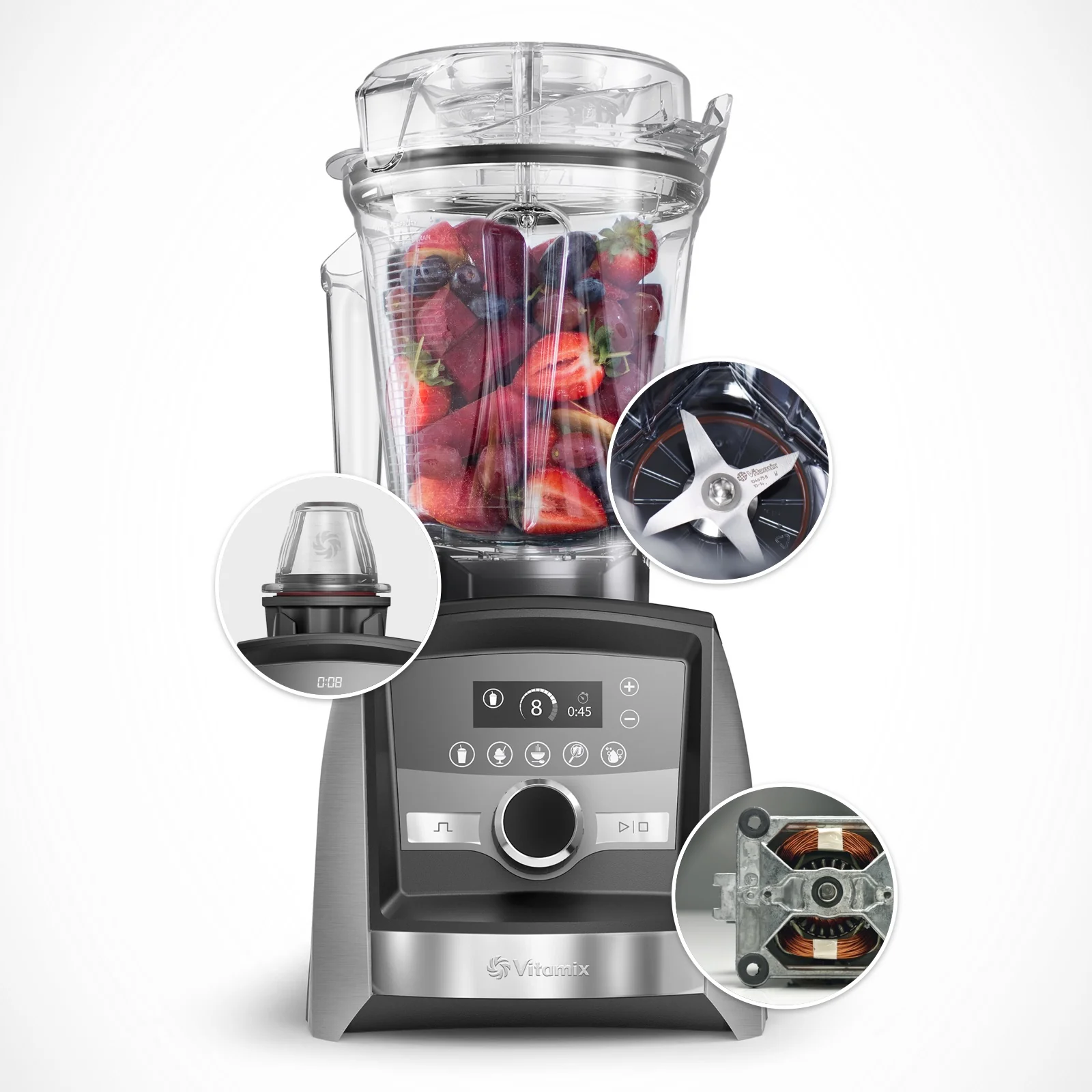 Vitamix A3500i Ascent Blender - Brushed Stainless Steel 8.3kg - Image 4
