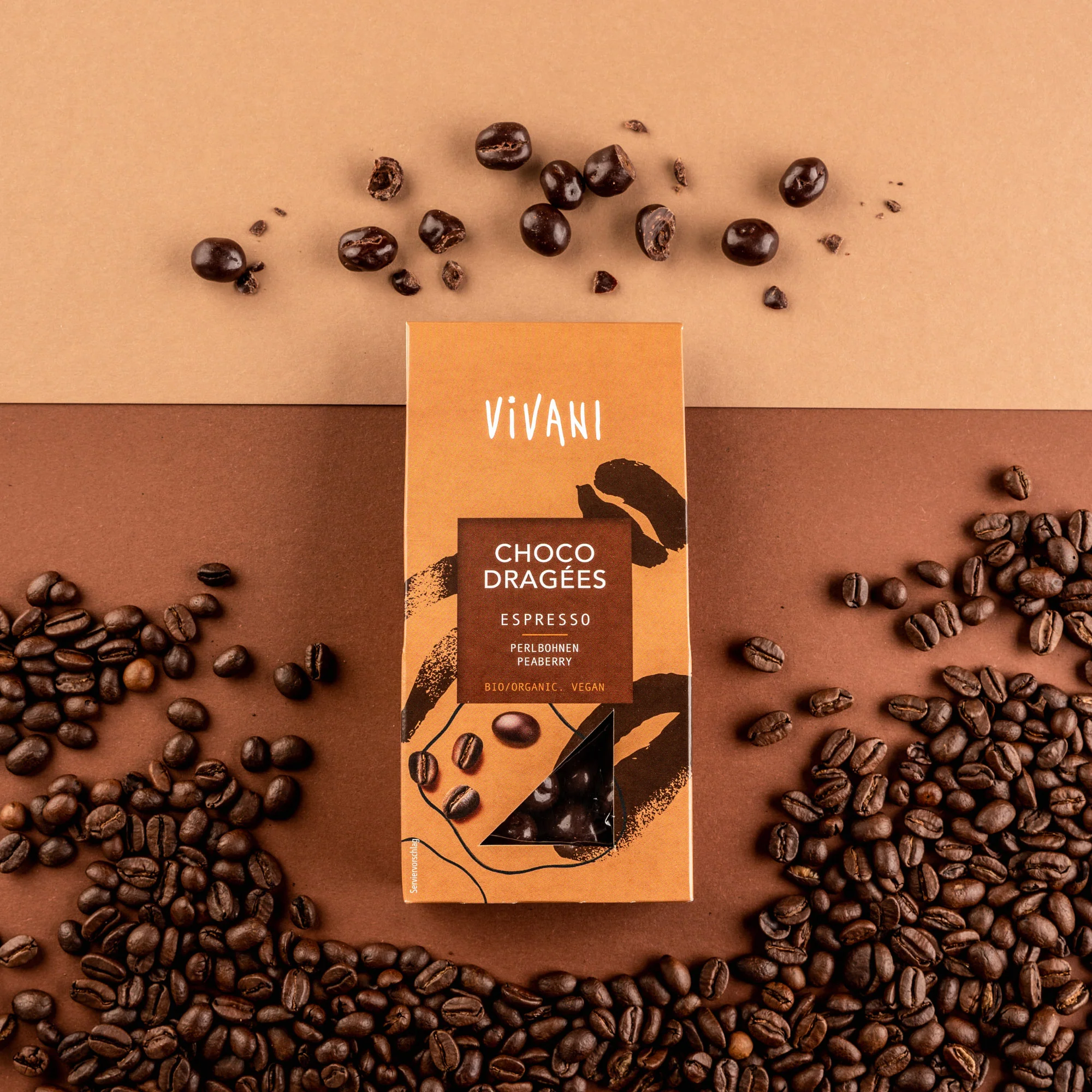 Vivani Choco Dragées Espresso 75g - Image 3