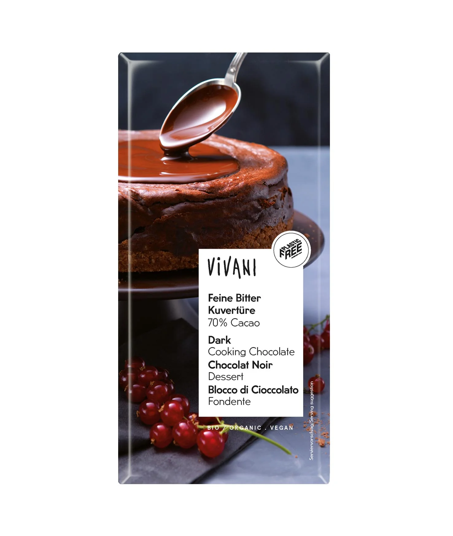 Vivani Dark Cooking Chocolate 150g