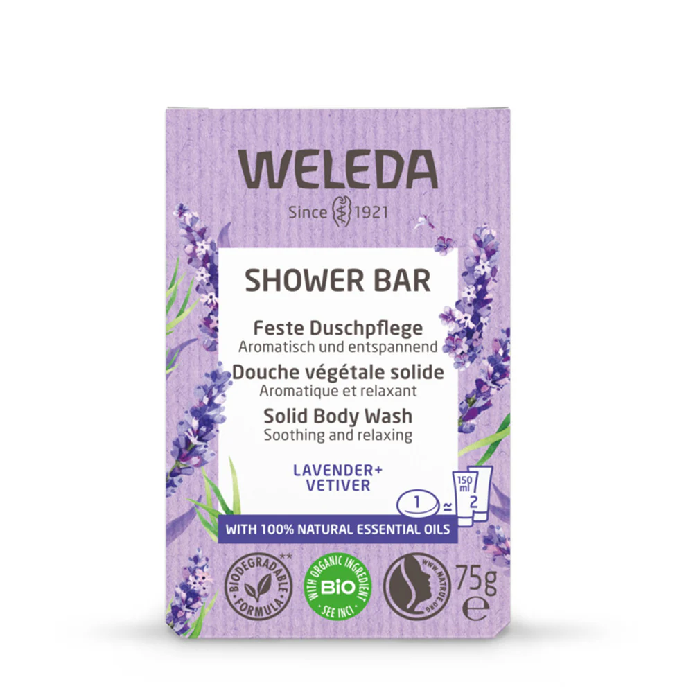 Weleda Lavender and Vetiver Shower Bar 75g
