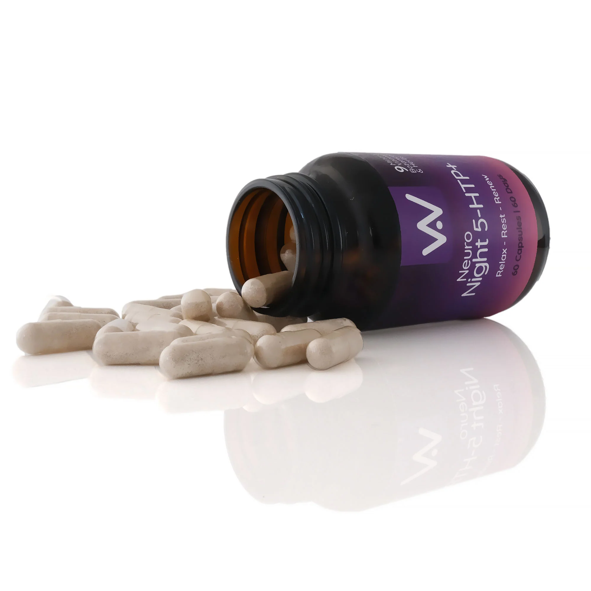 Well. Actually. Neuro Night 5-HTP+ 60 Capsules - Image 4