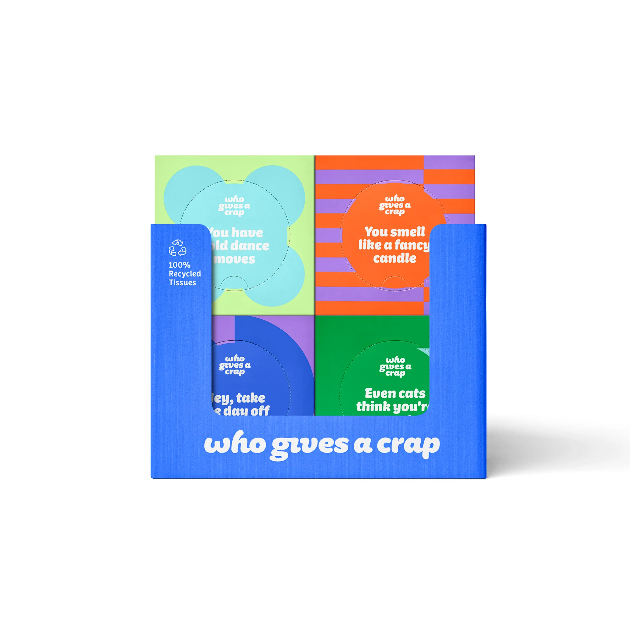 Who Gives A Crap Double Length 100% Recycled Toilet Paper 6 pack - Image 2