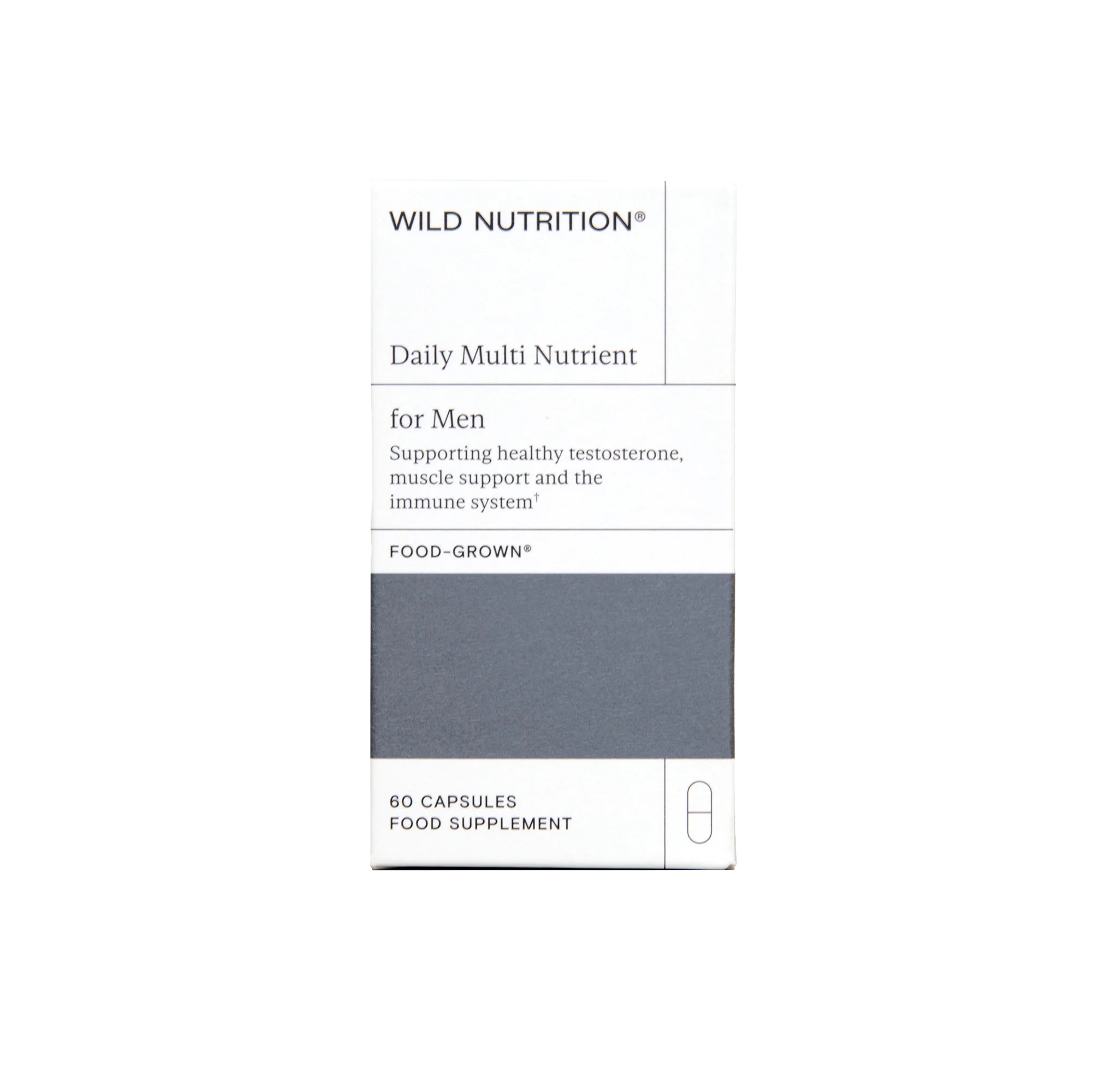 Wild Nutrition Daily Multi Nutrient for Men 60 caps - Image 2