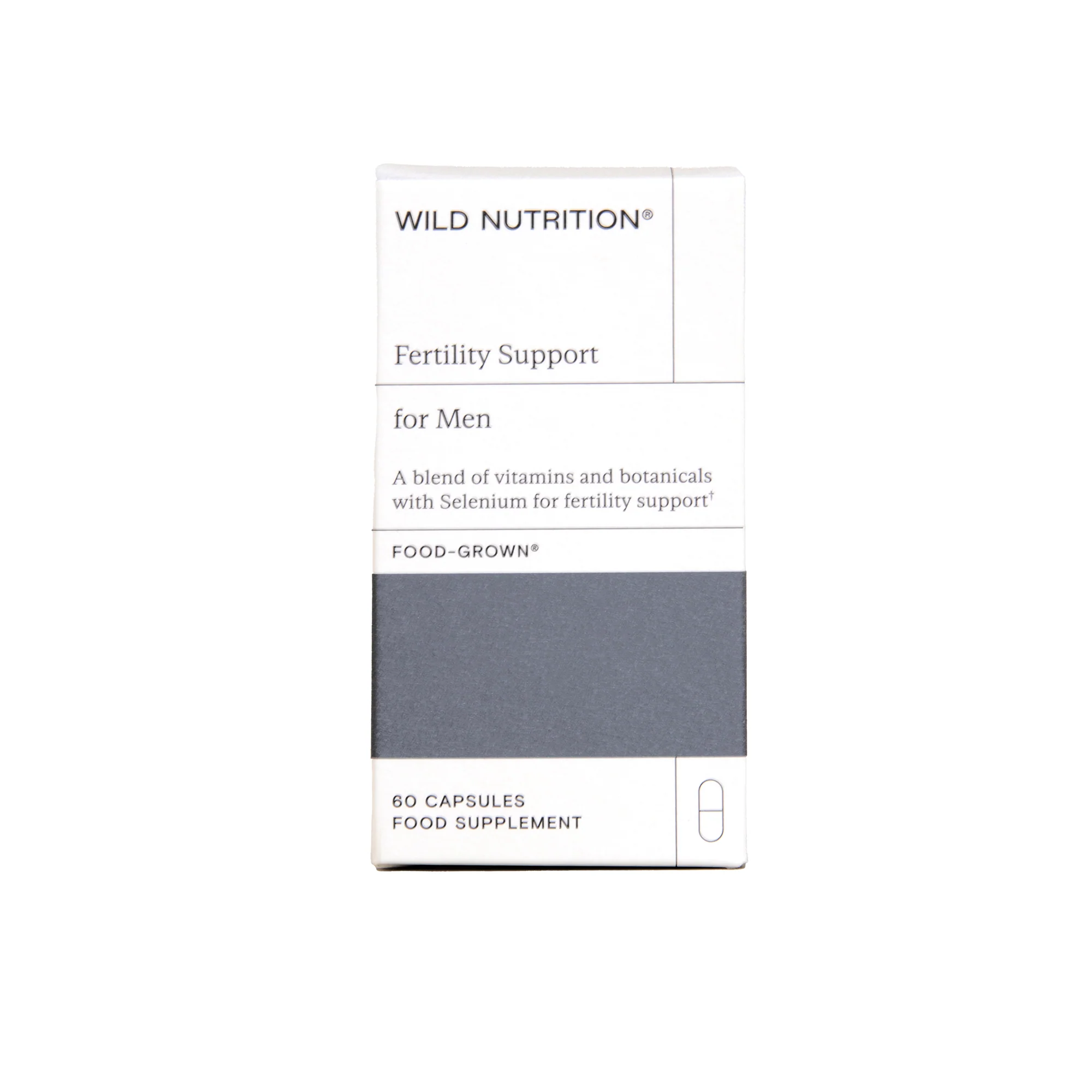 Wild Nutrition Fertility Support for Men 60 caps - Image 2