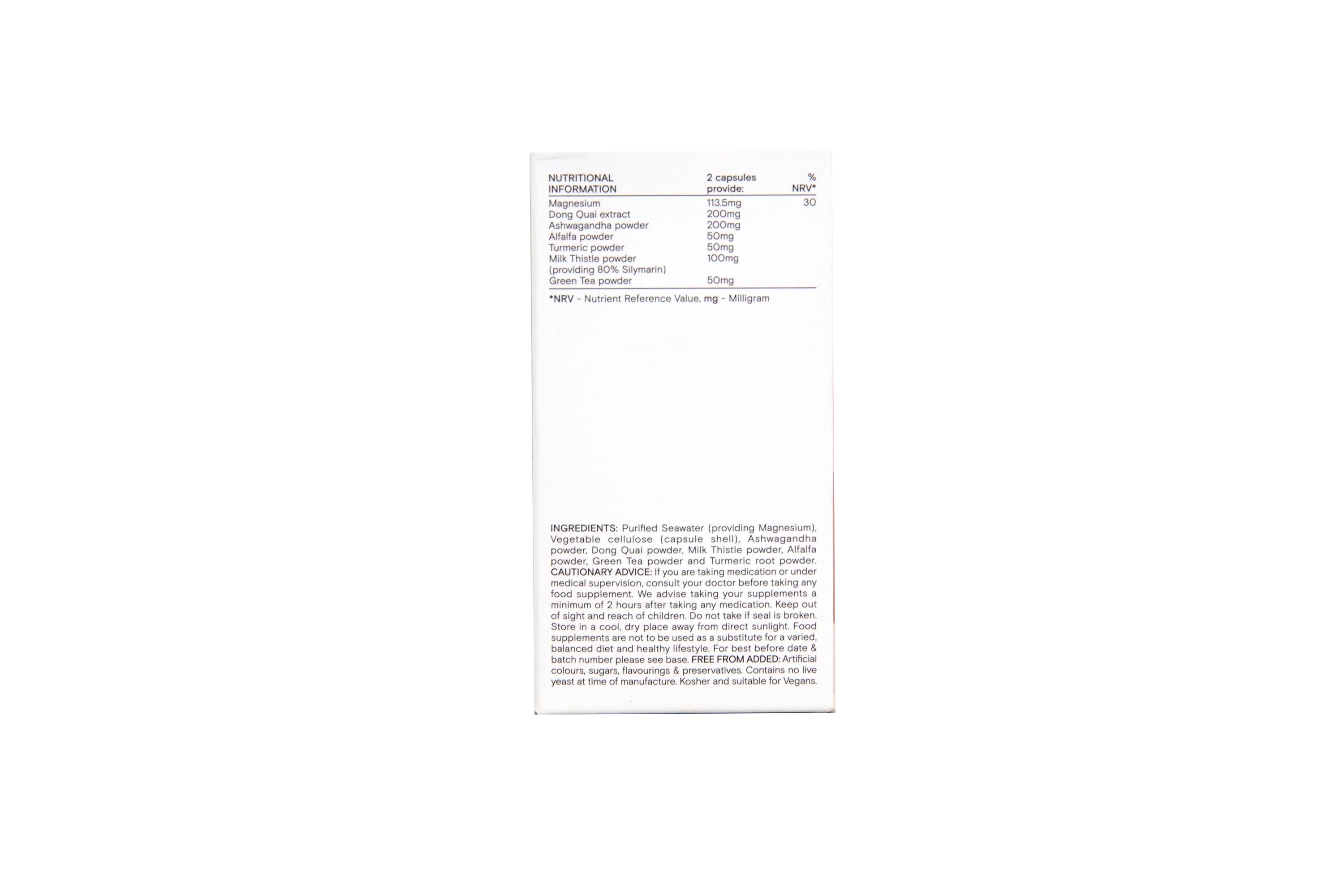 Wild Nutrition Menopause Support 60 caps - Image 3