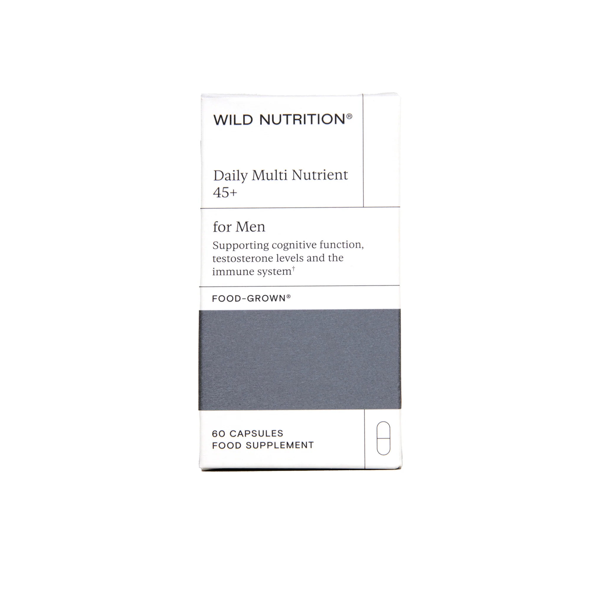 Wild Nutrition Daily Multi Nutrient 45+ for Men 60 caps - Image 2
