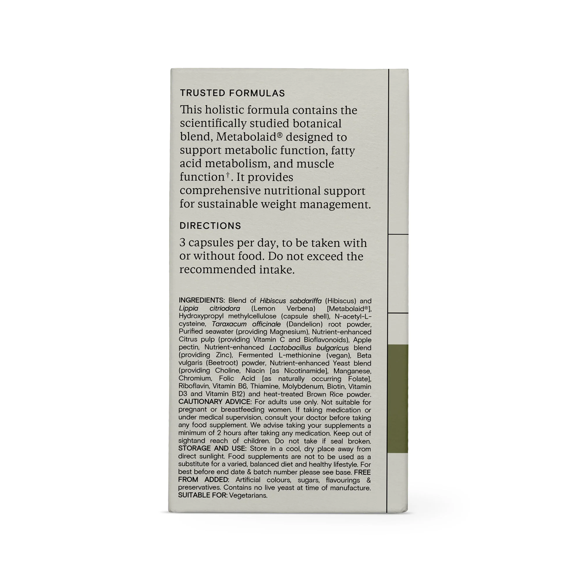 Wild Nutrition Food-Grown® Weight Management Support 90 caps - Image 3
