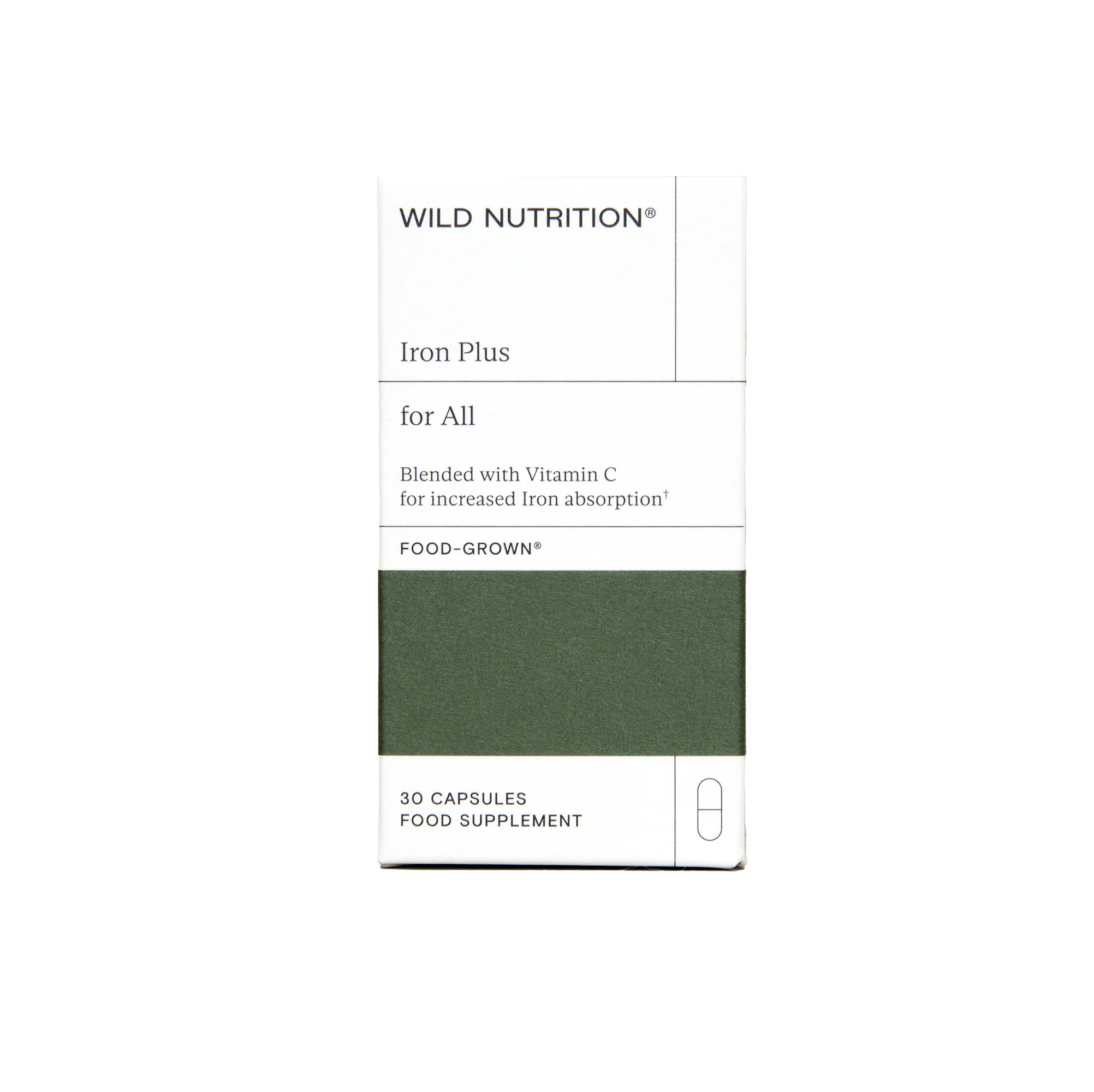 Wild Nutrition Iron Plus 30 caps - Image 2