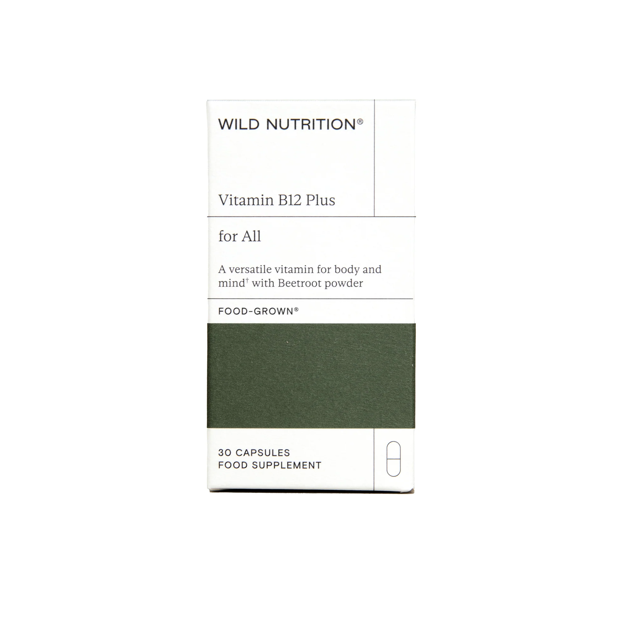 Wild Nutrition Vitamin B12 Plus 30 caps - Image 2
