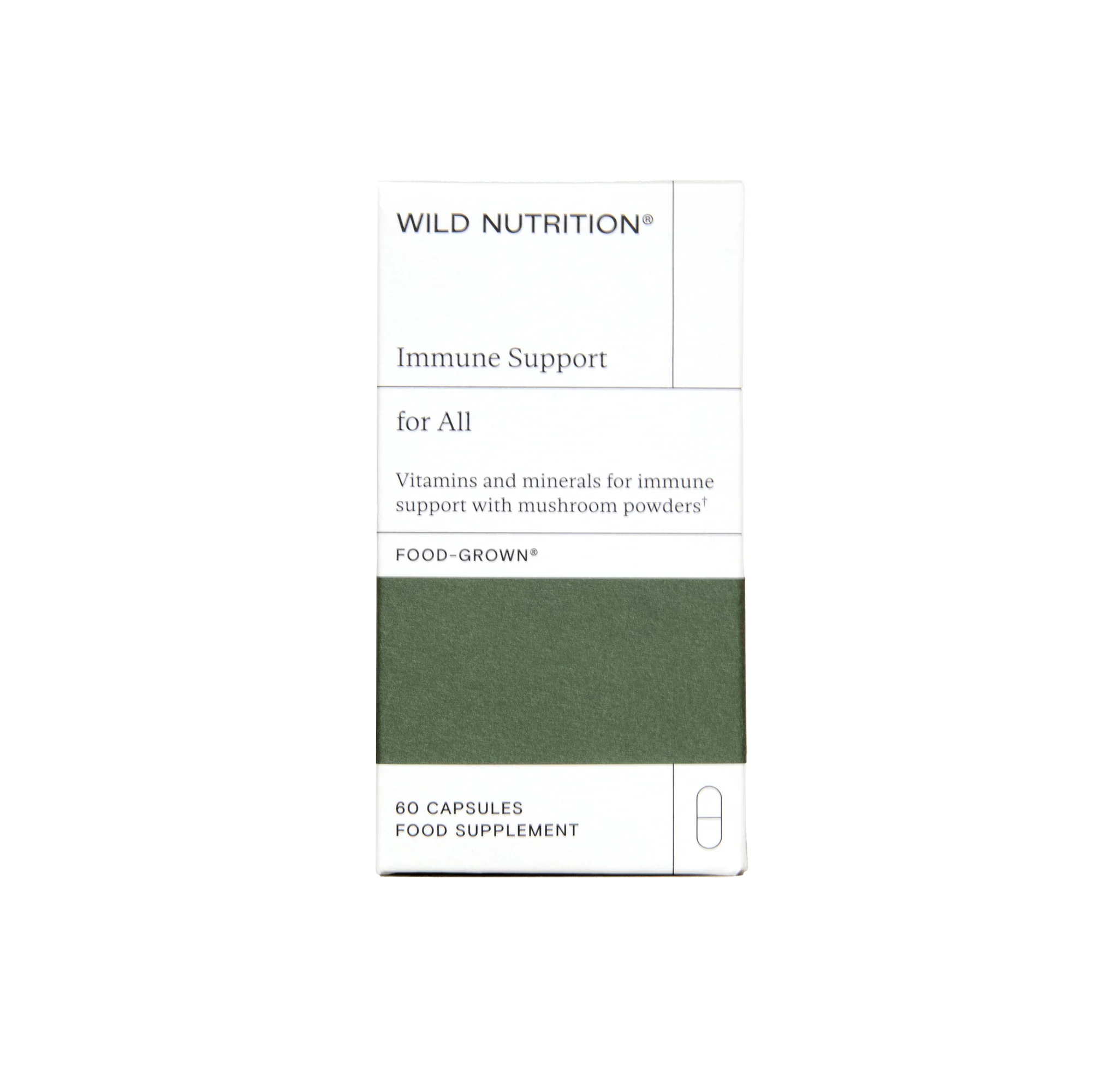 Wild Nutrition Immune Support 60 caps - Image 2