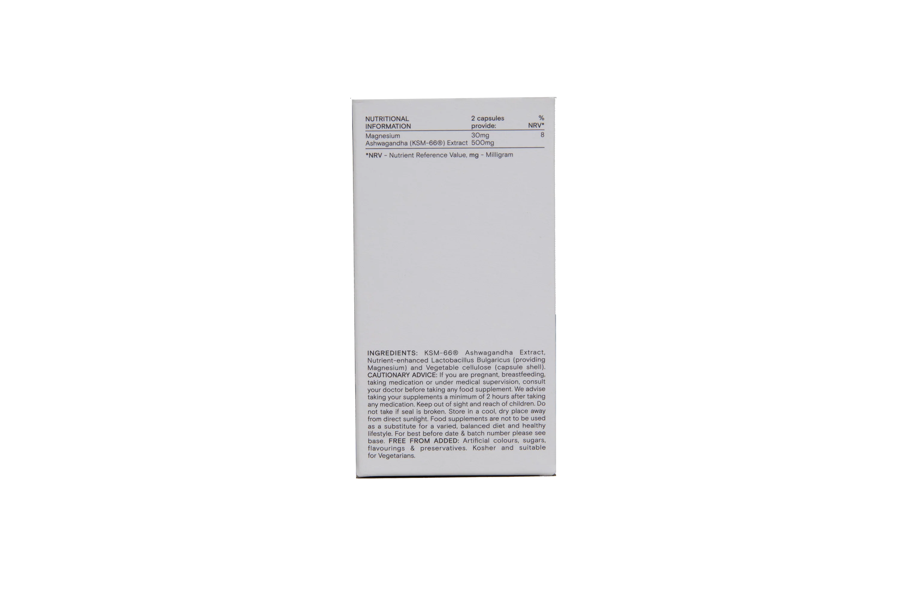 Wild Nutrition KSM-66 Ashwagandha plus 60 caps - Image 3