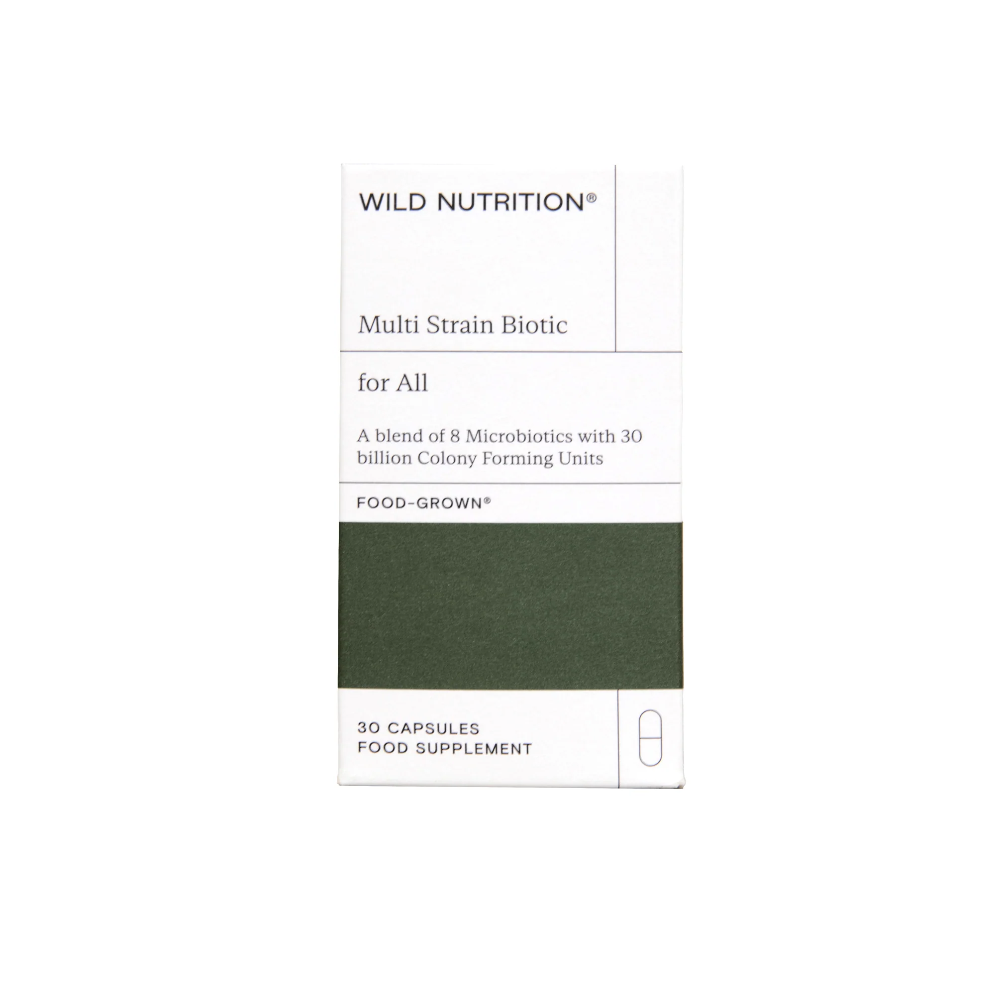 Wild Nutrition Multi Strain Biotic Adult Jar 30 caps - Image 2