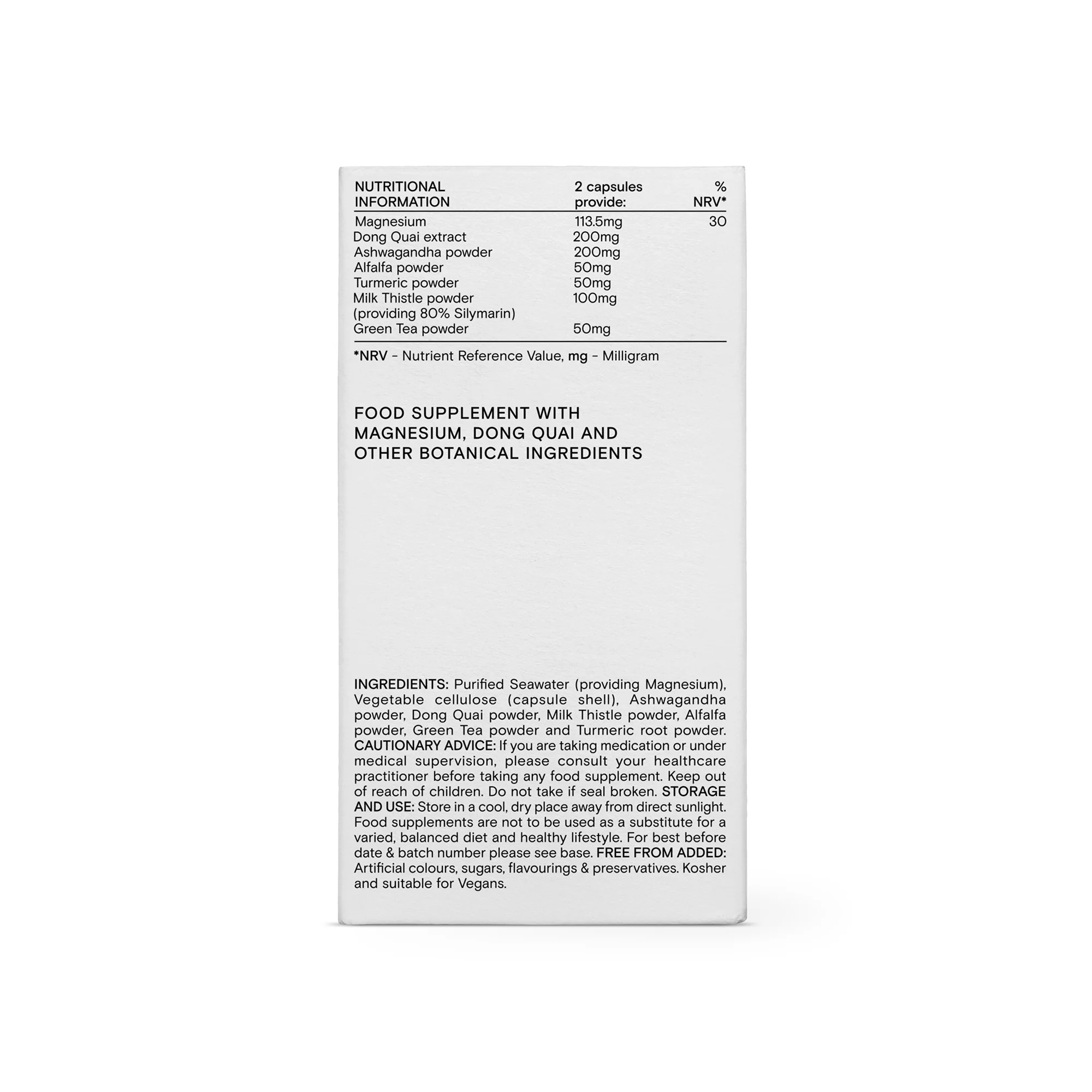 Wild Nutrition Perimenopause Complex 60 caps - Image 3