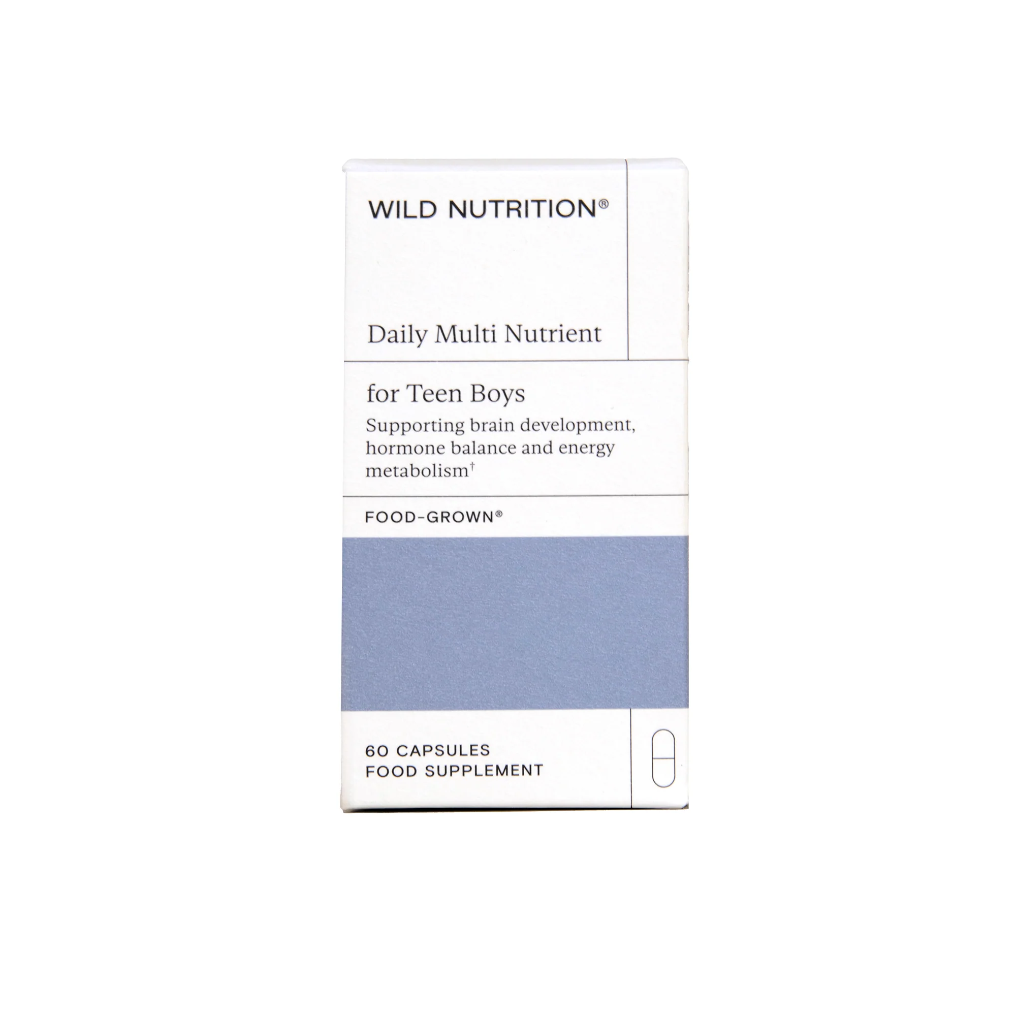 Wild Nutrition Daily Multi Nutrient for Teen Boys 60 caps - Image 2
