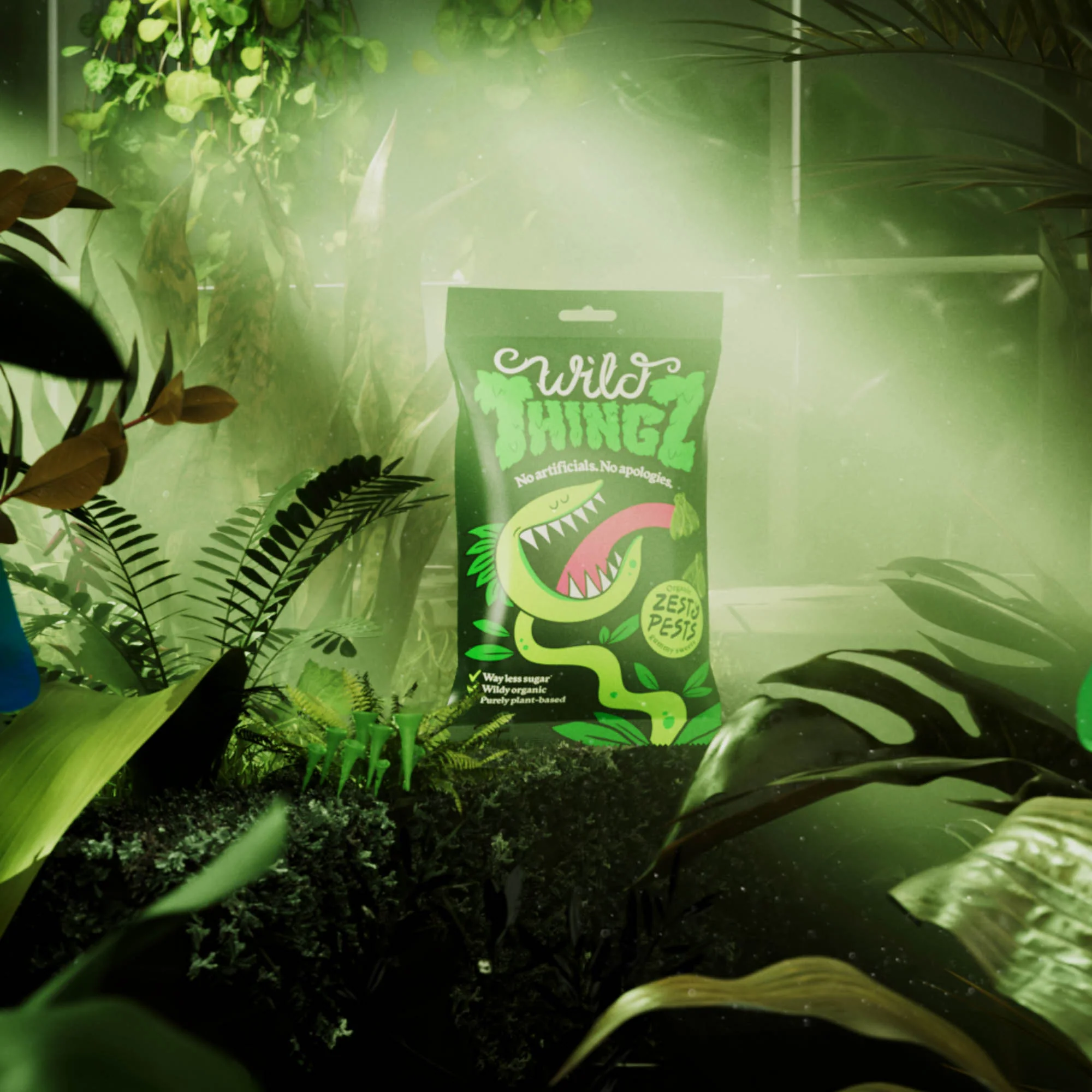 Wild Thingz Organic & Vegan Gummy Sweets, Zesty Pests 130g - Image 4