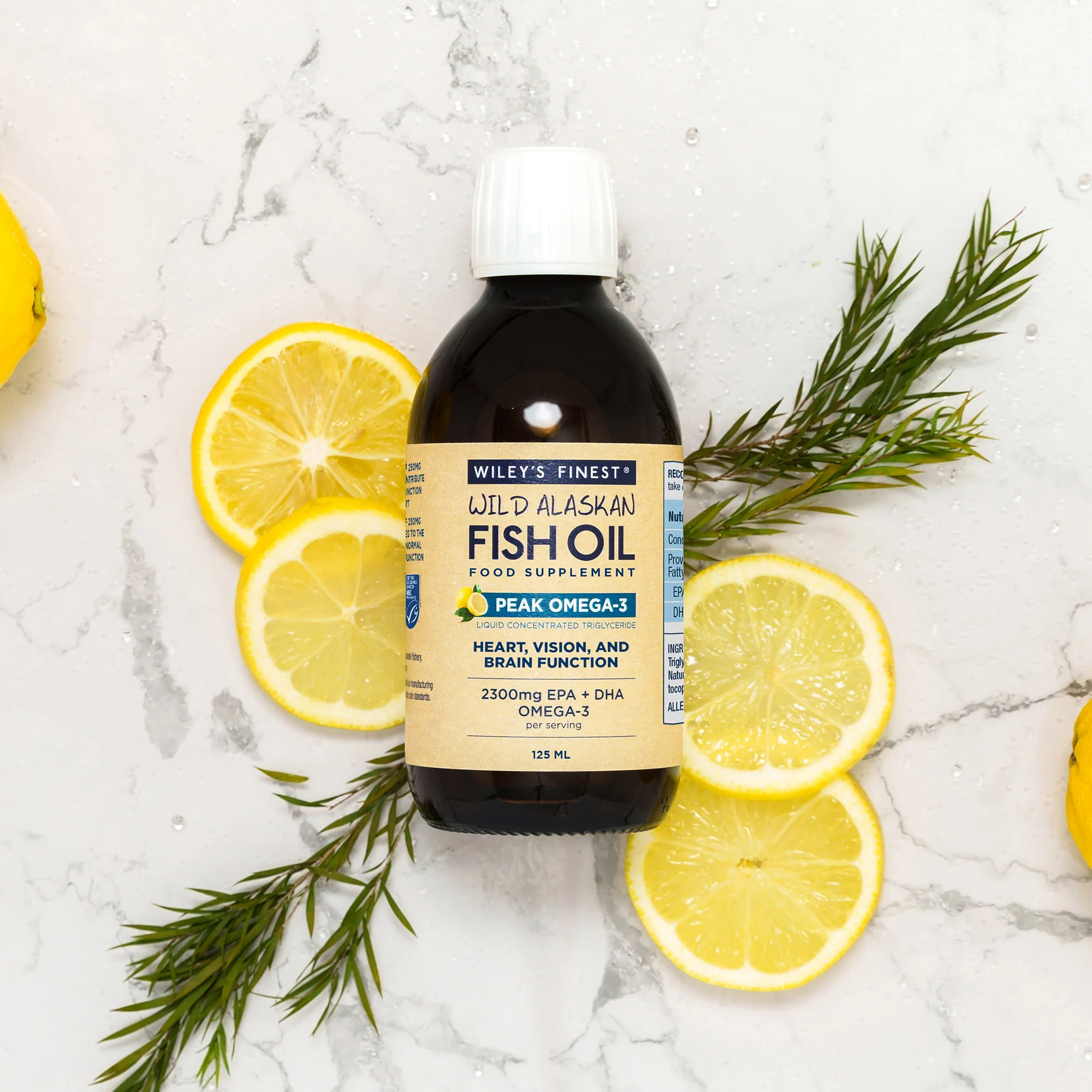 Wiley's Finest Peak EPA & DHA Omega-3 Liquid 125ml - Image 3