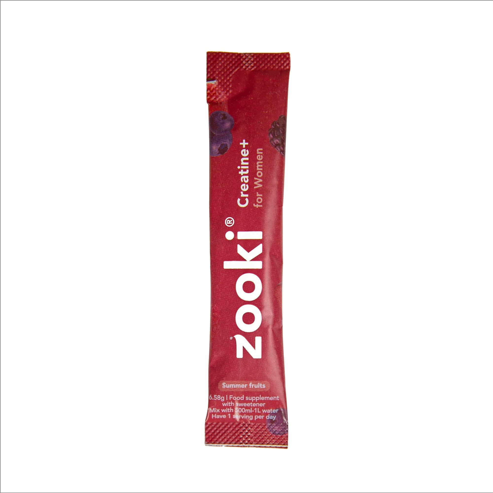 Zooki Creatine+ For Women, Powder Sachets, Summer Fruits Flavour 30 x 6.58g - Image 3